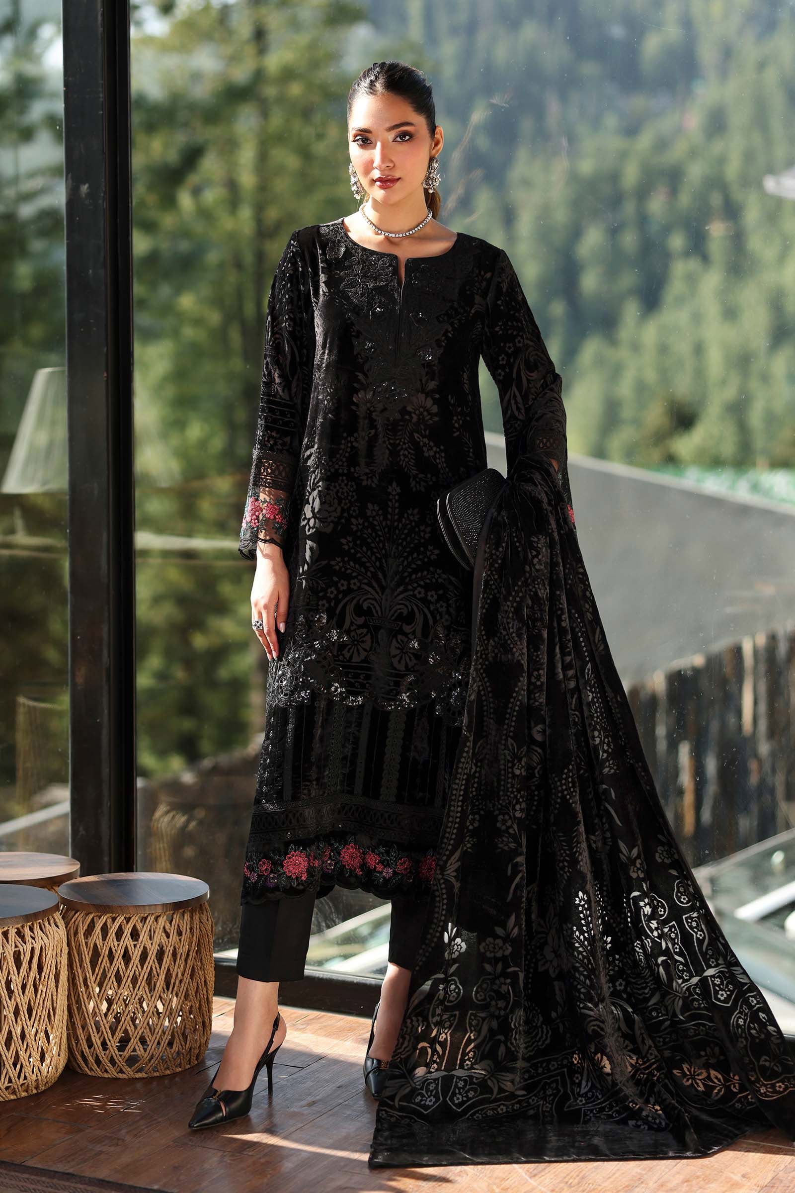 Maria B | Pre Fall 25 | DW-W25-23-Black - Official Maria B stockist in UK - Sakeena London