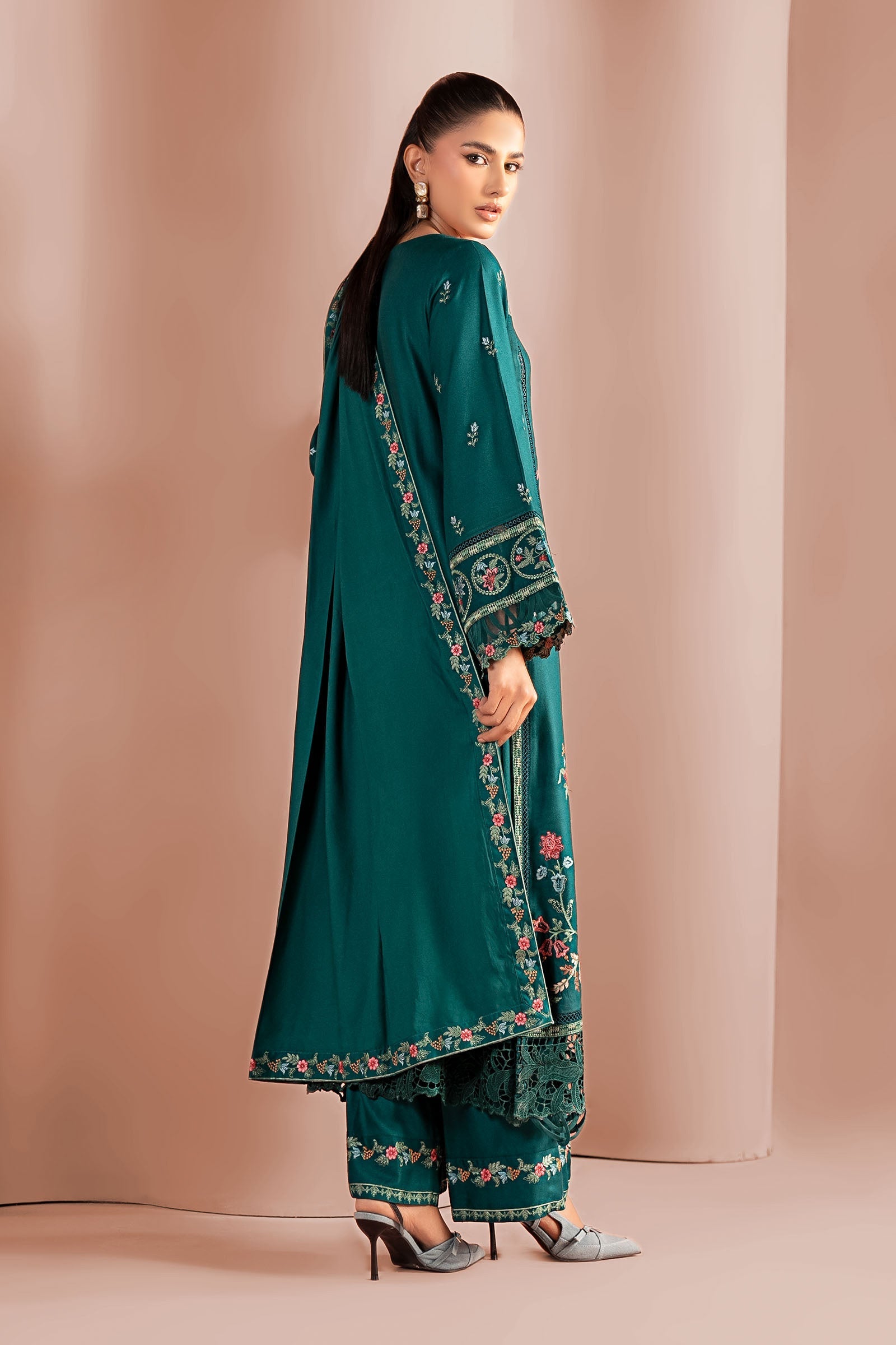 Maria B | Pre Fall 25 | DW-W25-26-Green - Official Maria B stockist in UK - Sakeena London
