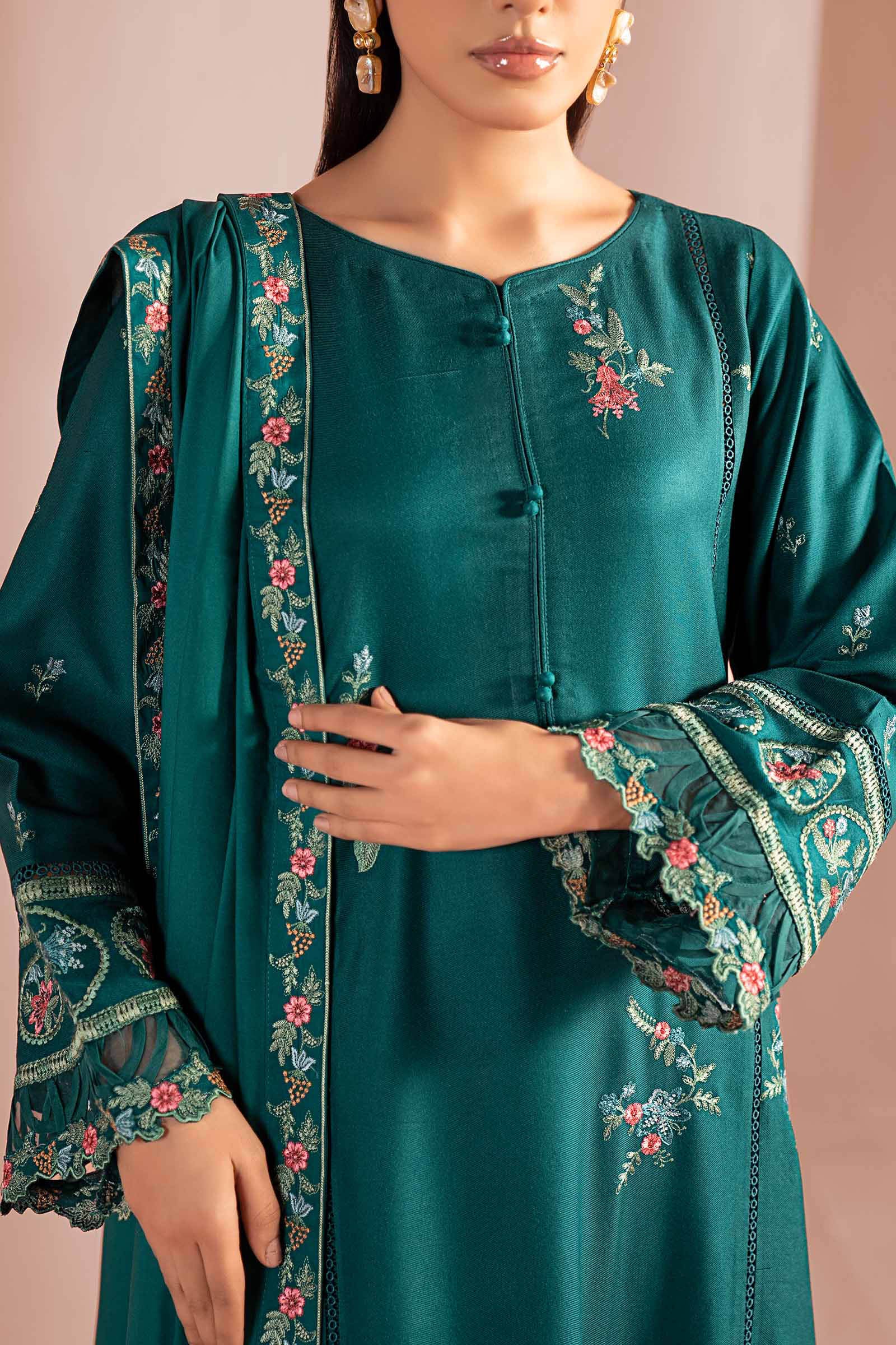 Maria B | Pre Fall 25 | DW-W25-26-Green - Official Maria B stockist in UK - Sakeena London