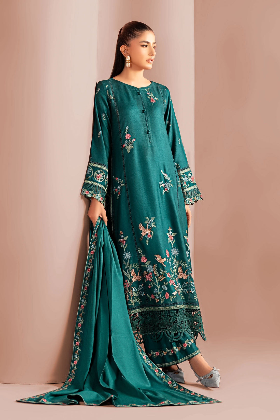 Maria B | Pre Fall 25 | DW-W25-26-Green - Official Maria B stockist in UK - Sakeena London