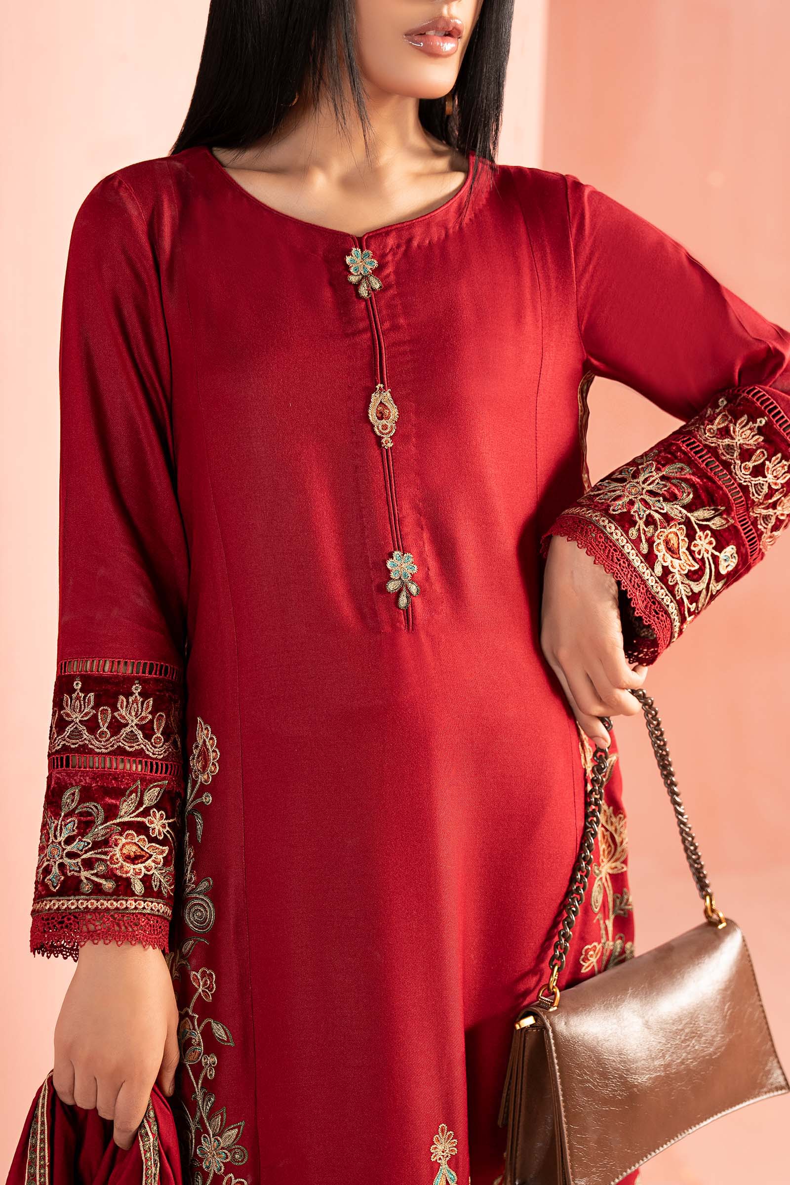 Maria B | Pre Fall 25 | DW-W25-36-Red - Official Maria B stockist in UK - Sakeena London