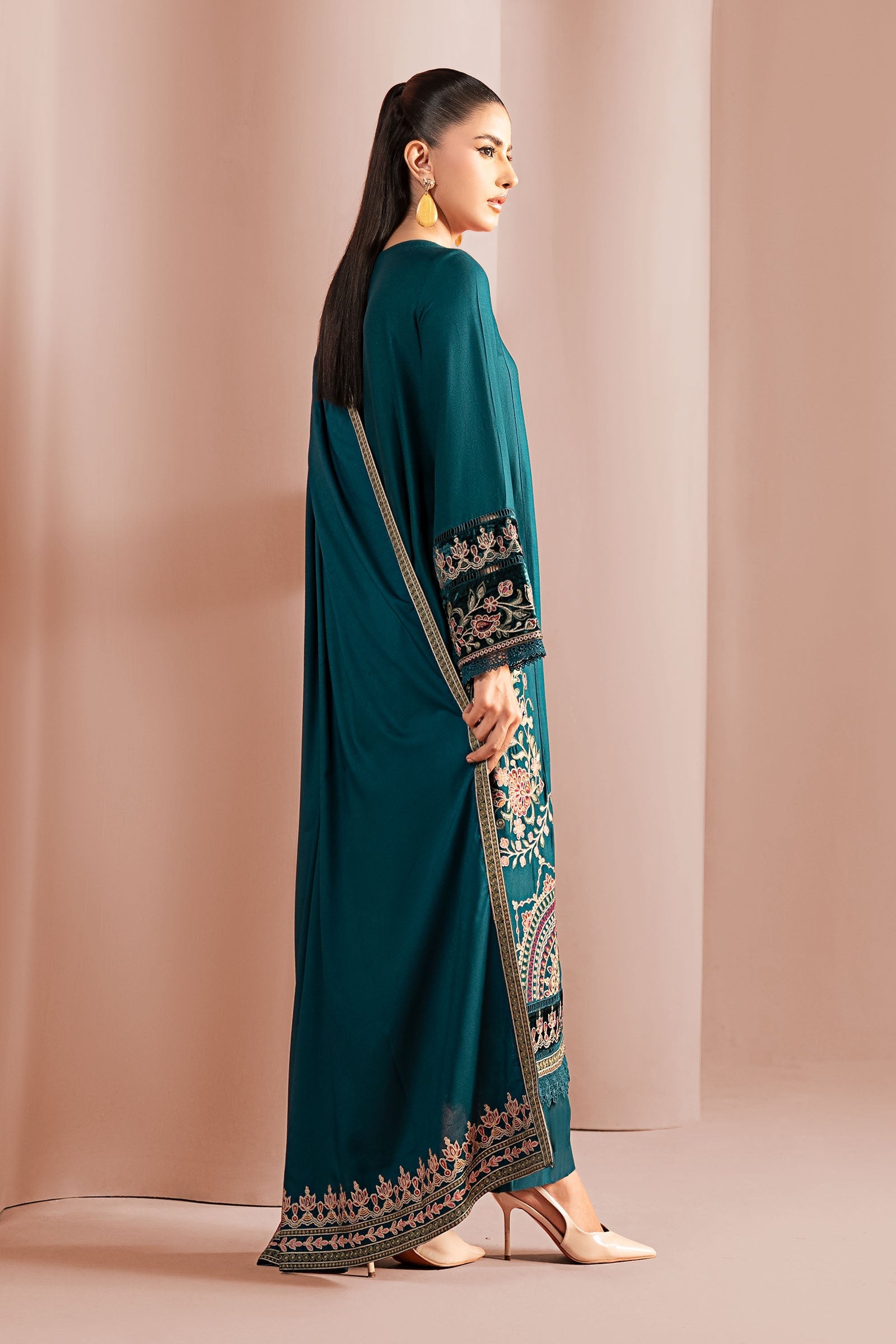 Maria B | Pre Fall 25 | DW-W25-36-Teal - Official Maria B stockist in UK - Sakeena London