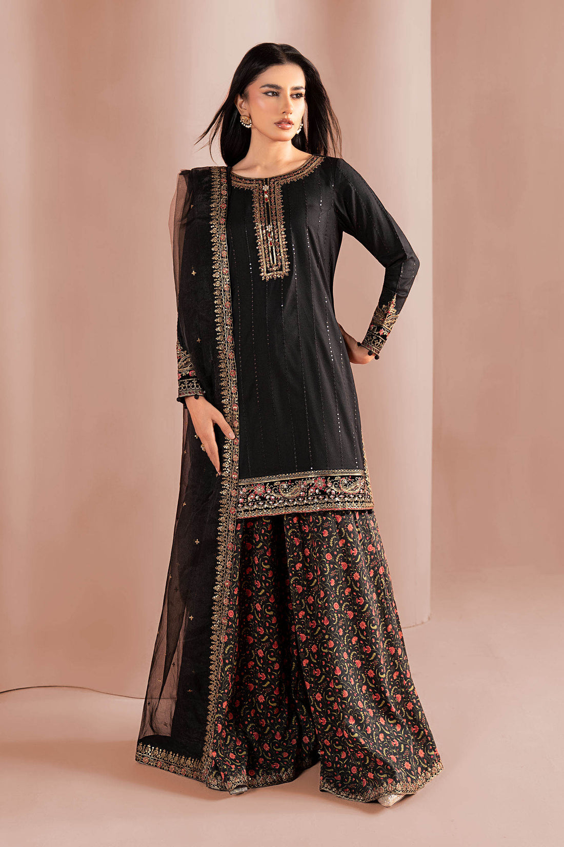 Maria B | Pre Fall 25 | DW-W25-40-Black - Official Maria B stockist in UK - Sakeena London