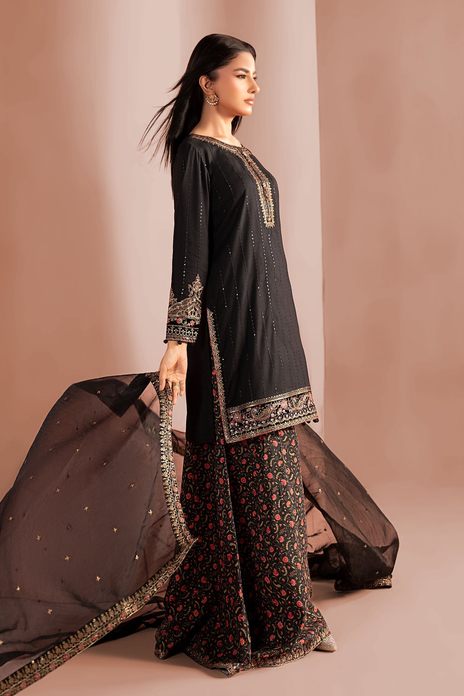 Maria B | Pre Fall 25 | DW-W25-40-Black - Official Maria B stockist in UK - Sakeena London