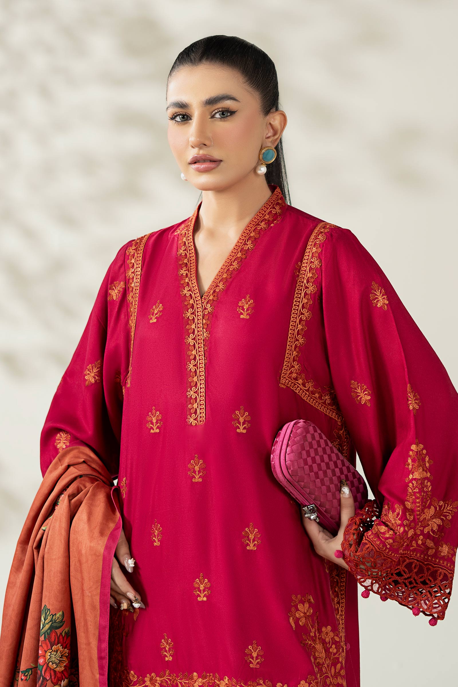 Maria B | Pre Fall Dresses | 3 Piece Embroidered Marina Suit XX - Official Maria B stockist in UK - Sakeena London