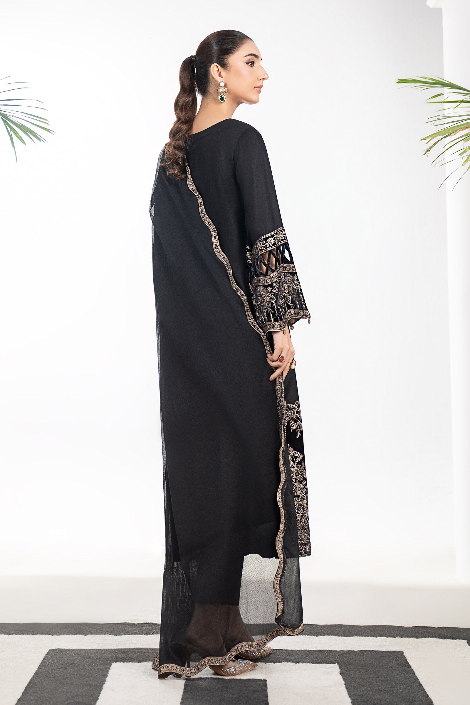 Maria B | Pre Fall 25 | DW-W25-48-Black - Official Maria B stockist in UK - Sakeena London