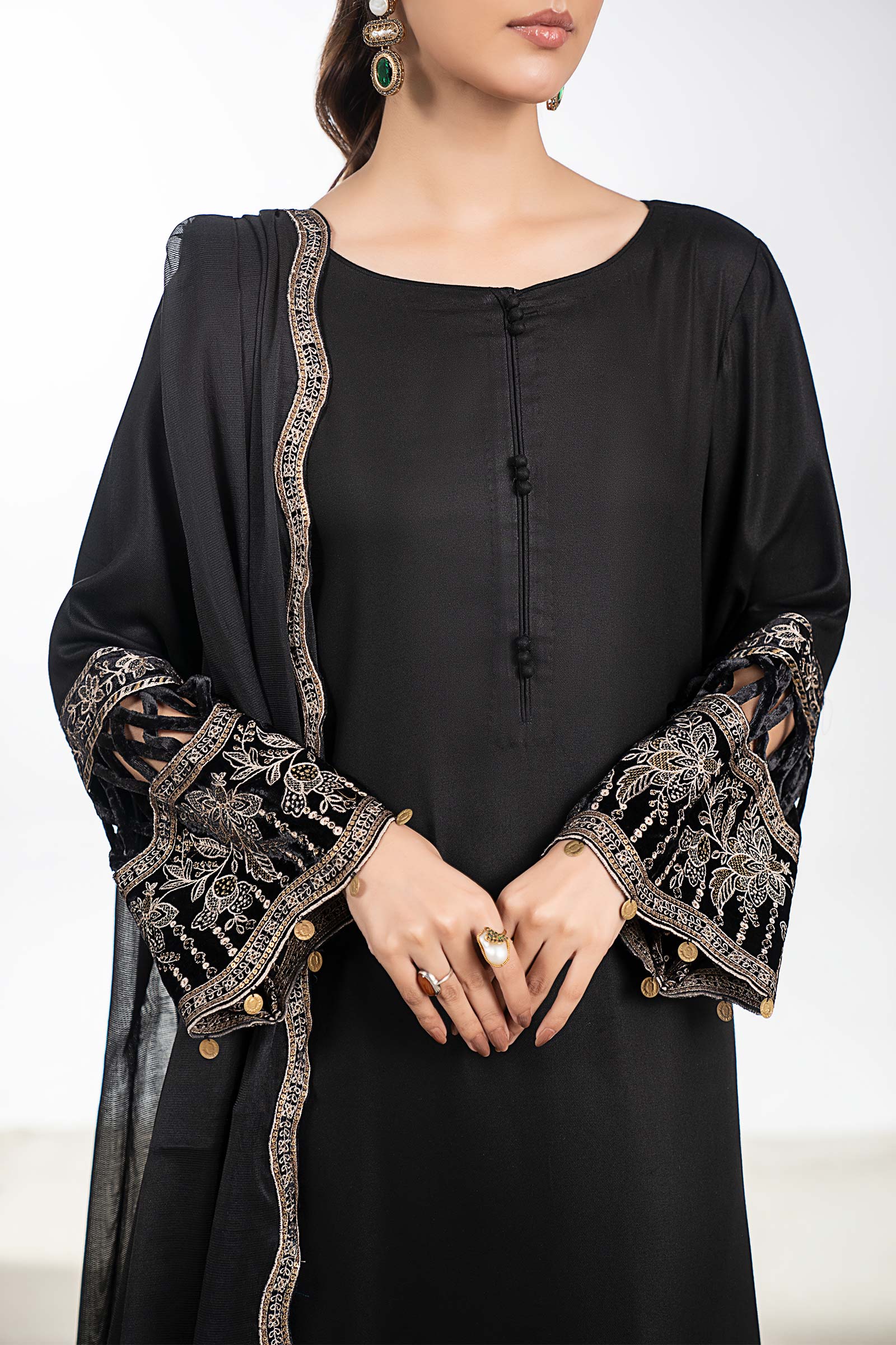 Maria B | Pre Fall 25 | DW-W25-48-Black - Official Maria B stockist in UK - Sakeena London