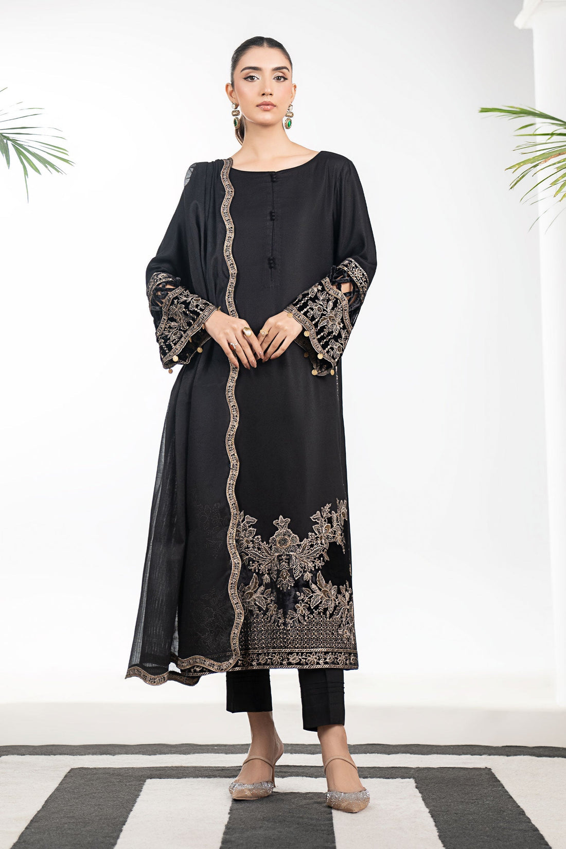 Maria B | Pre Fall 25 | DW-W25-48-Black - Official Maria B stockist in UK - Sakeena London