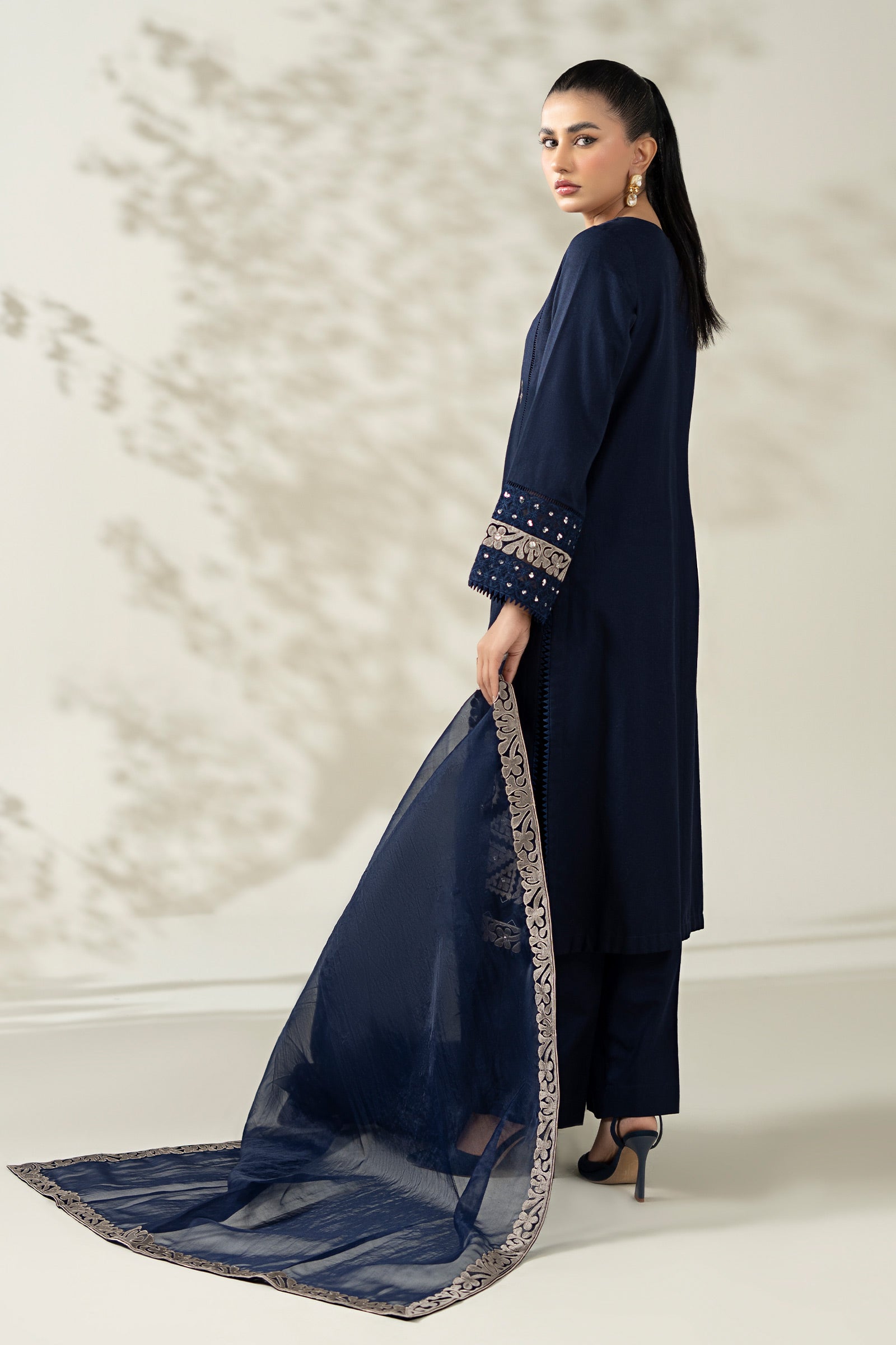 Maria B | Pre Fall Dresses | 3 Piece Embroidered Marina Suit ZX - Official Maria B stockist in UK - Sakeena London
