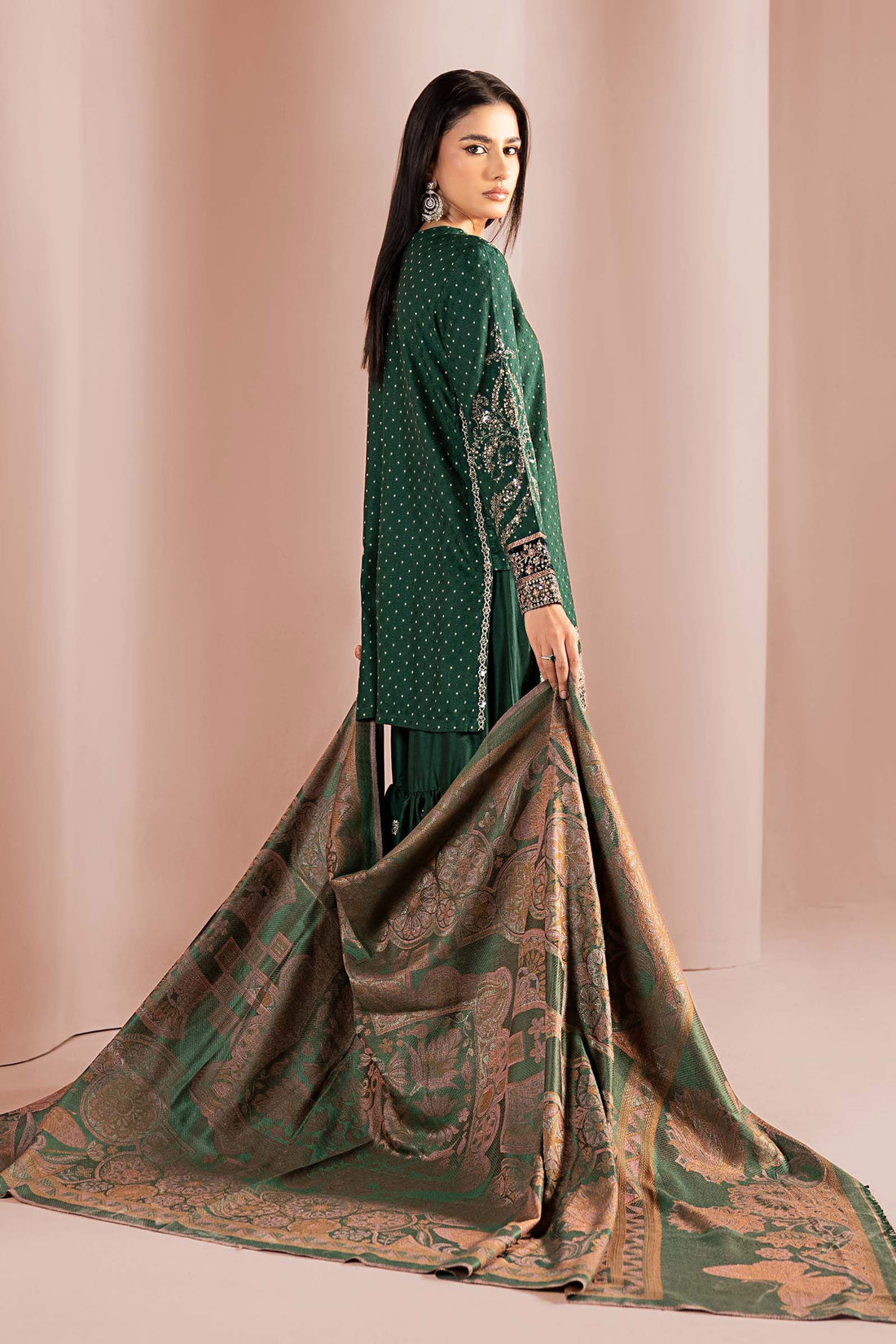 Maria B | Pre Fall 25 | DW-W25-61-Green - Official Maria B stockist in UK - Sakeena London