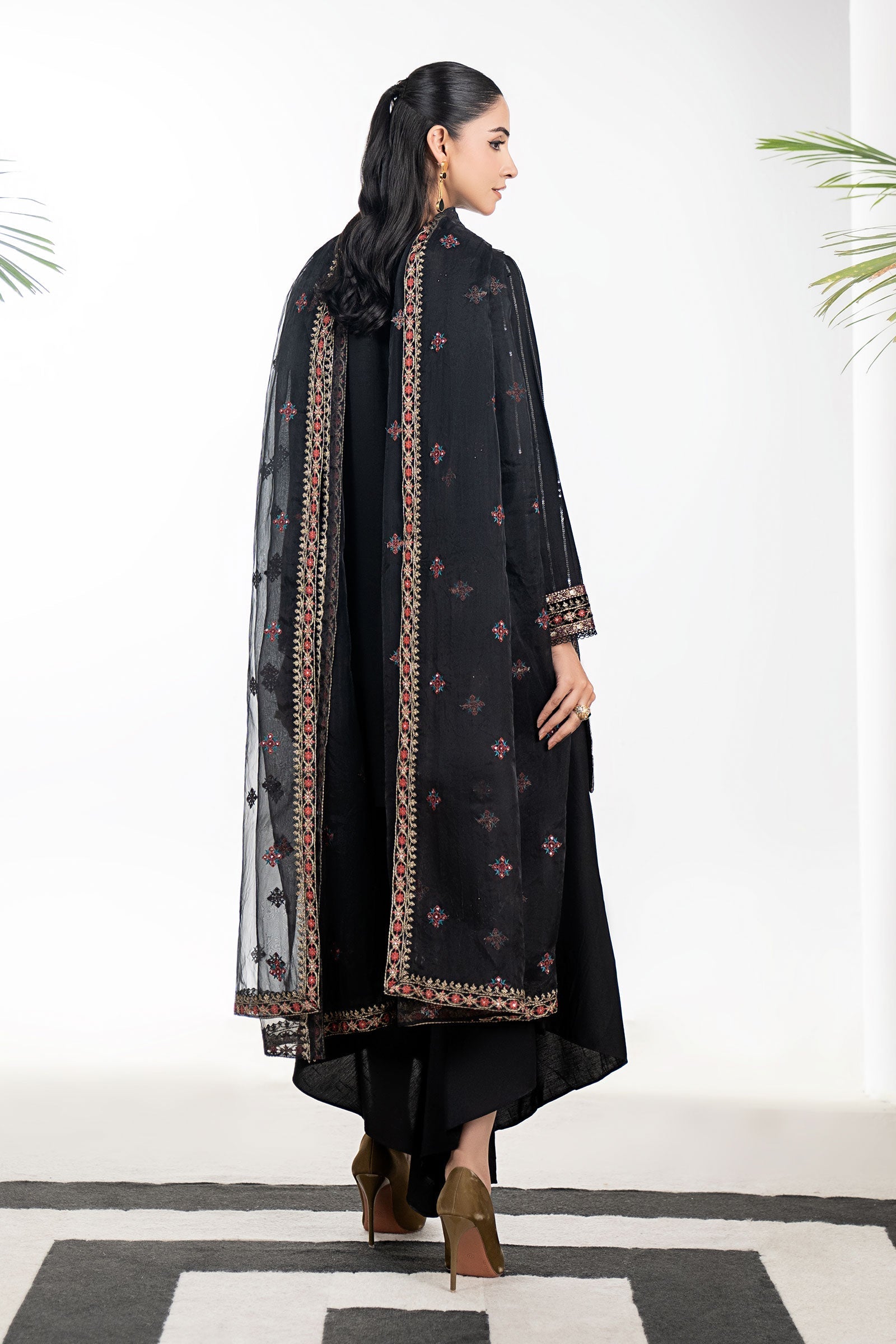 Maria B | Pre Fall 25 | DW-W25-63-Black - Official Maria B stockist in UK - Sakeena London