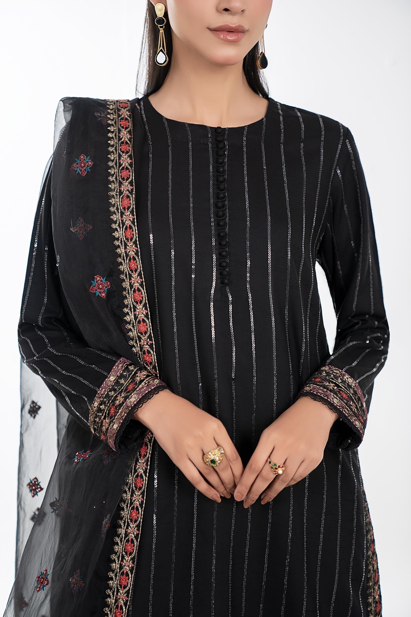Maria B | Pre Fall 25 | DW-W25-63-Black - Official Maria B stockist in UK - Sakeena London