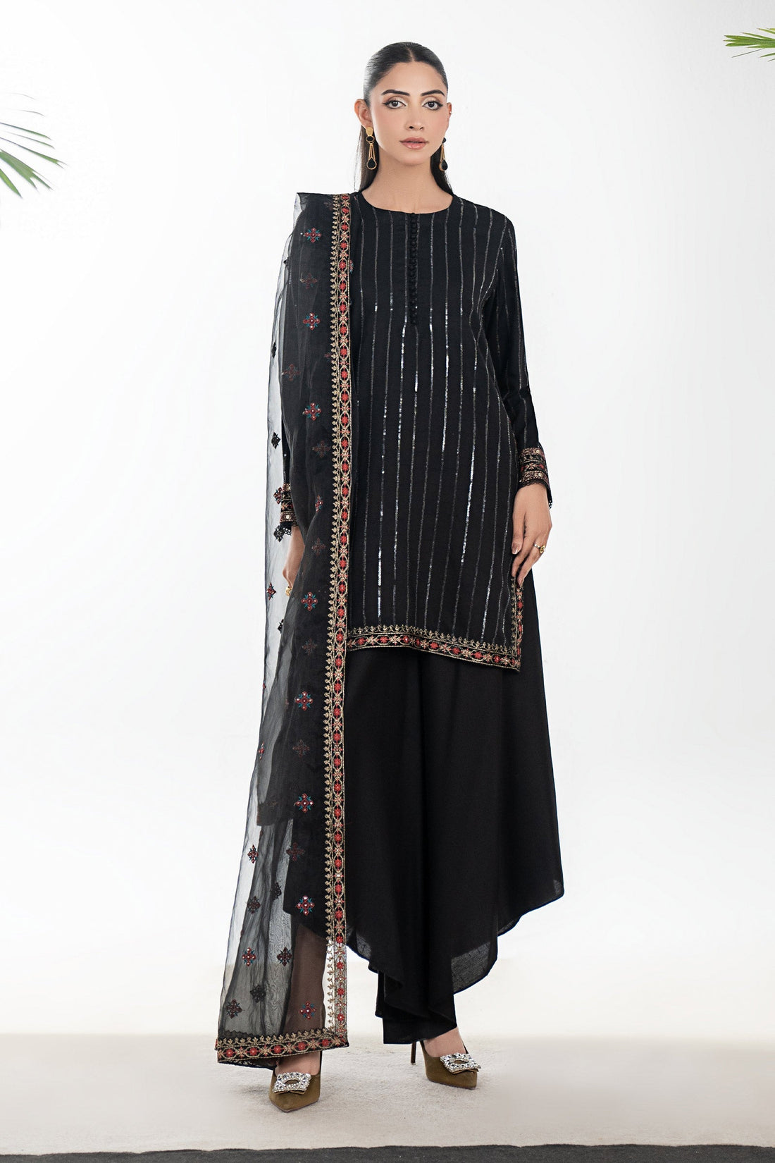 Maria B | Pre Fall 25 | DW-W25-63-Black - Official Maria B stockist in UK - Sakeena London