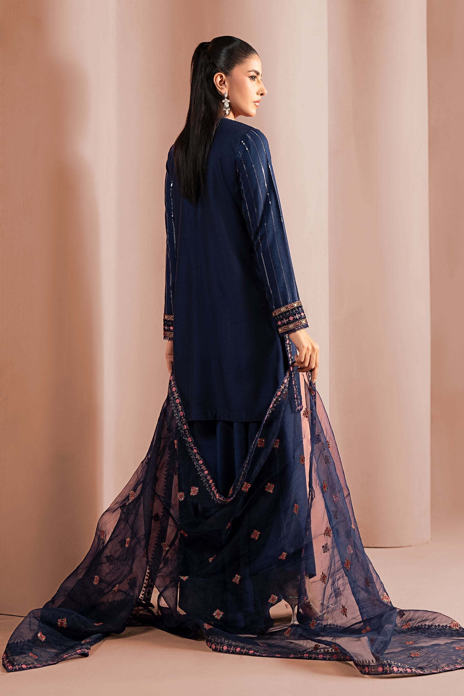 Maria B | Pre Fall 25 | DW-W25-63-Blue - Official Maria B stockist in UK - Sakeena London