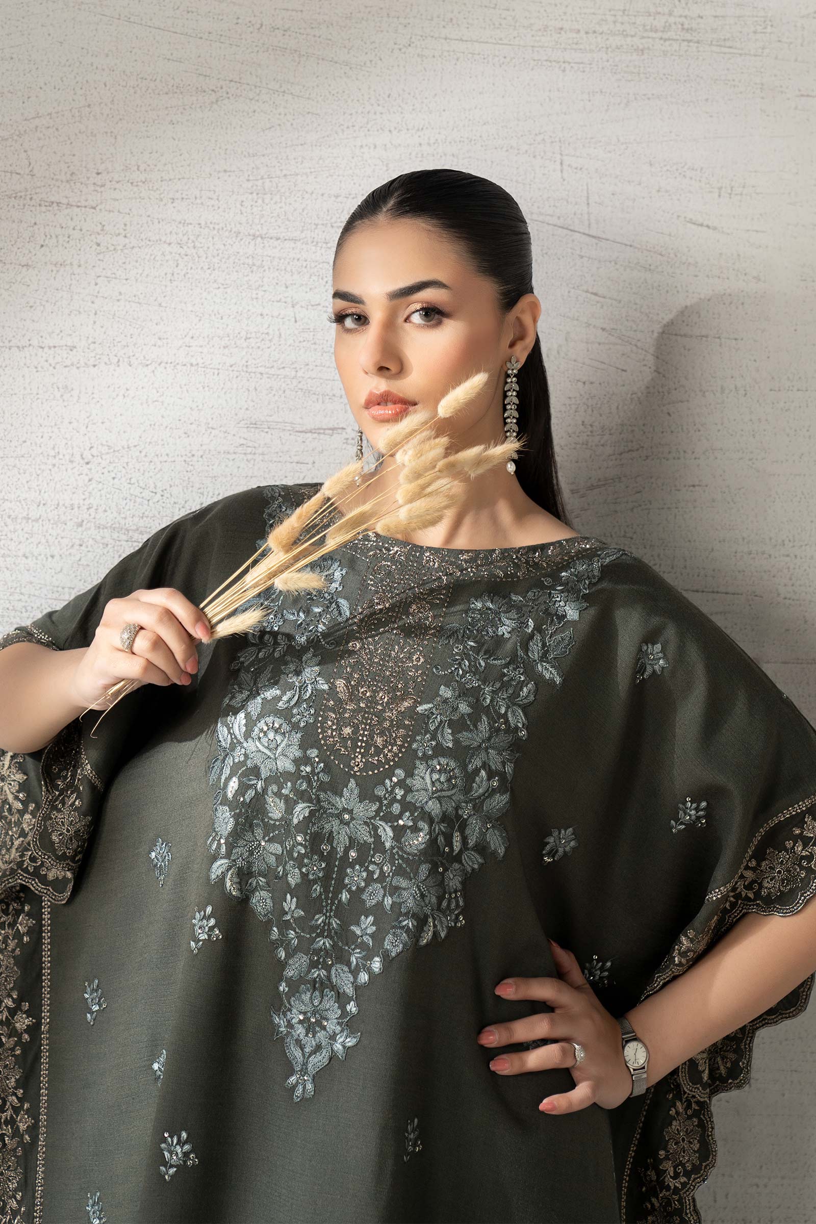 Maria B | Pre Fall 25 | DW-W25-64-Green - Official Maria B stockist in UK - Sakeena London