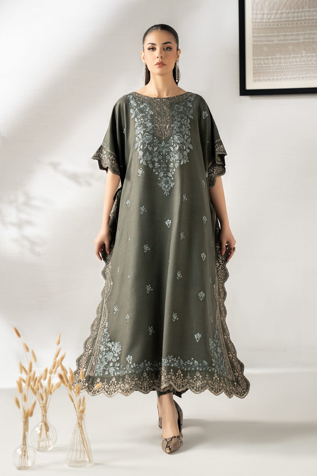 Maria B | Pre Fall 25 | DW-W25-64-Green - Official Maria B stockist in UK - Sakeena London