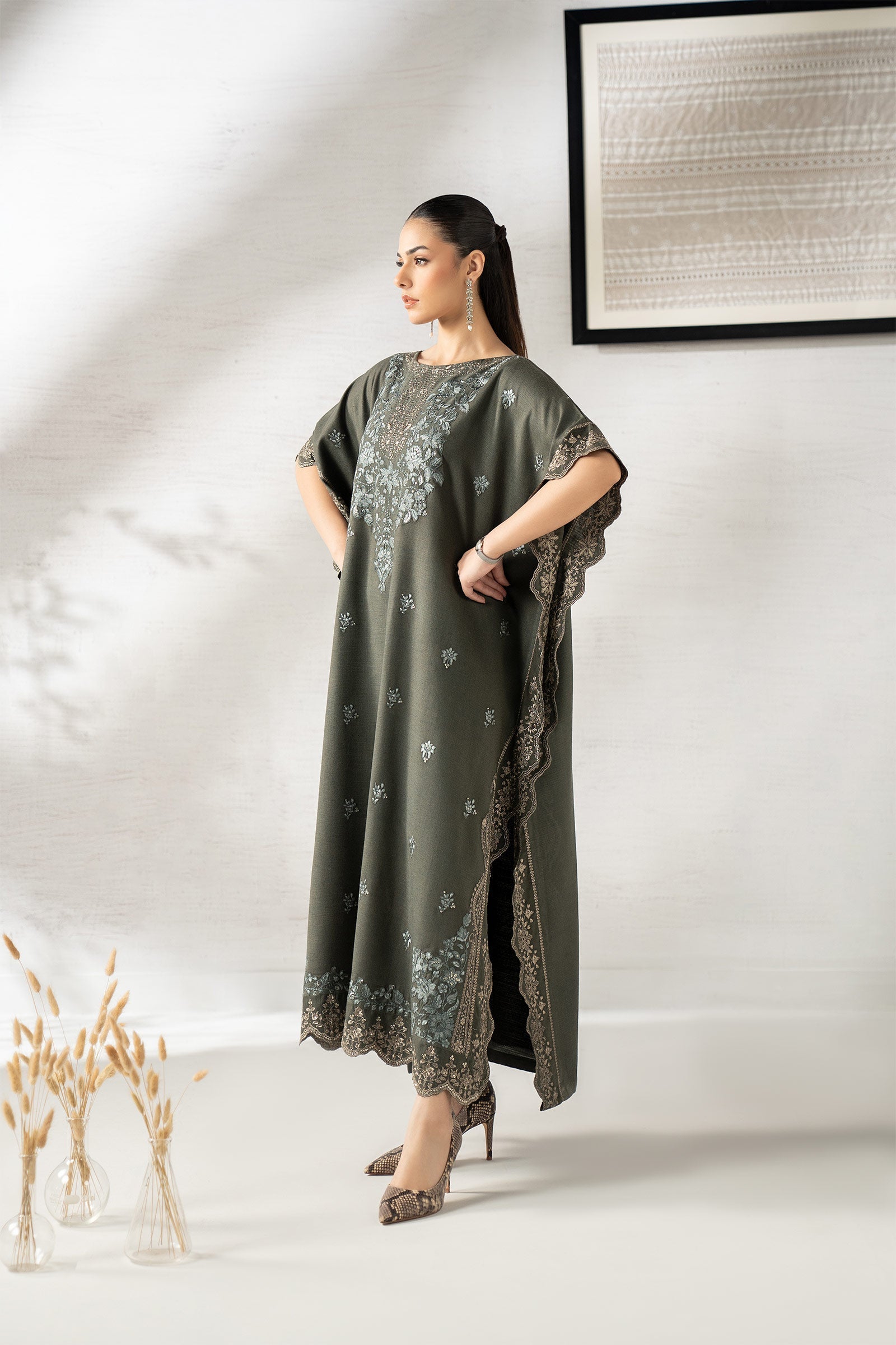 Maria B | Pre Fall 25 | DW-W25-64-Green - Official Maria B stockist in UK - Sakeena London