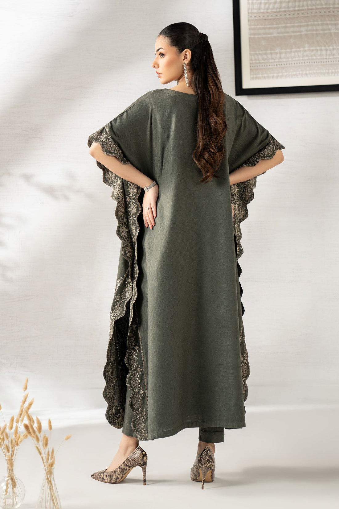 Maria B | Pre Fall 25 | DW-W25-64-Green - Official Maria B stockist in UK - Sakeena London