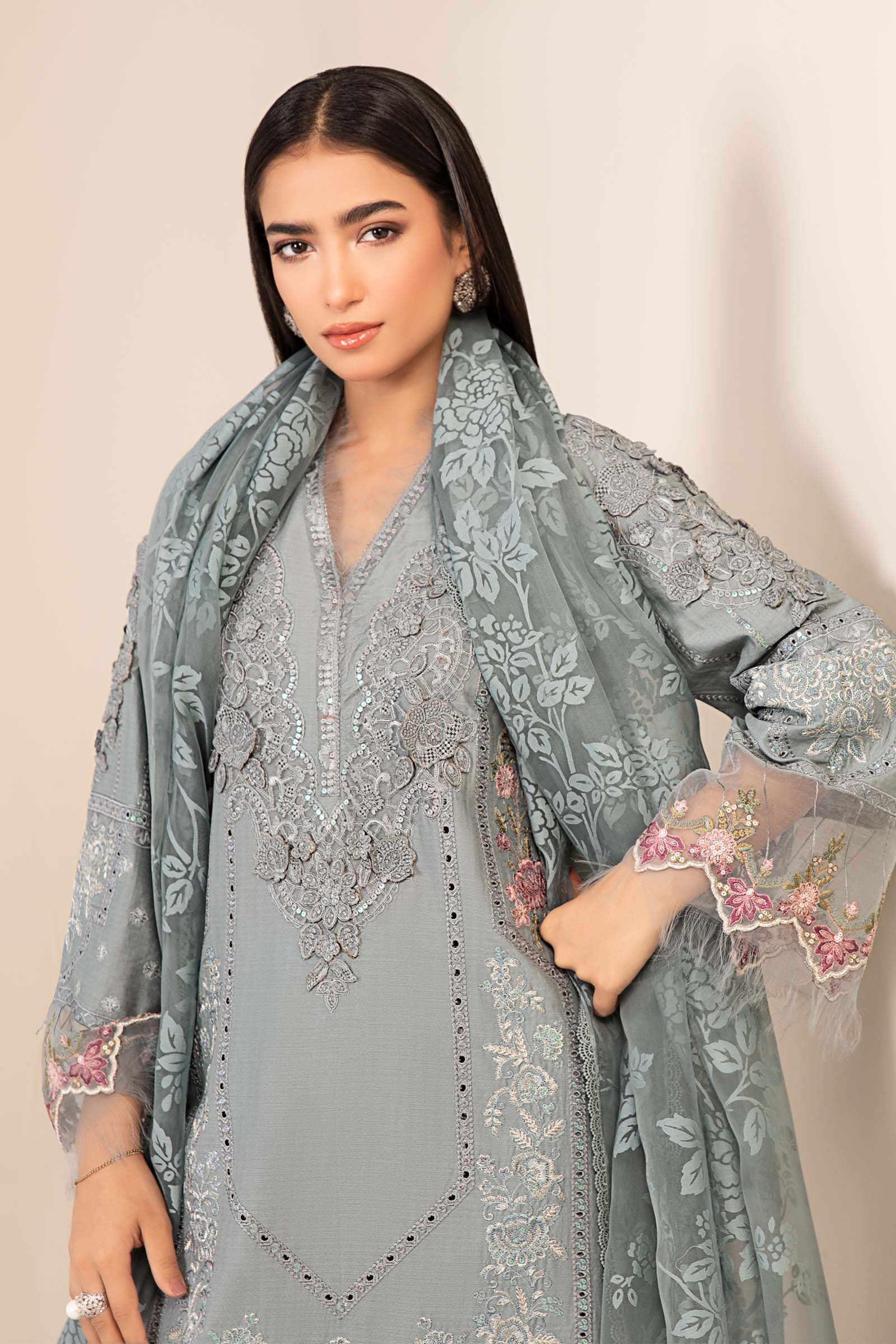 Maria B | Luxury Pret 25 | DW-EA25-16 - Official Maria B stockist in UK - Sakeena London