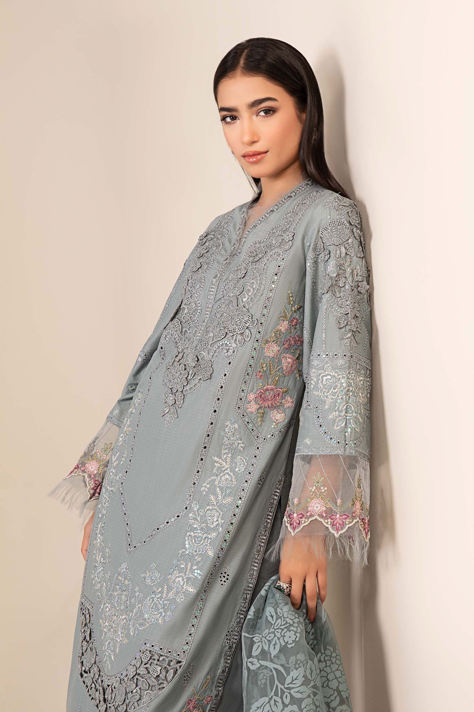 Maria B | Luxury Pret 25 | DW-EA25-16 - Official Maria B stockist in UK - Sakeena London