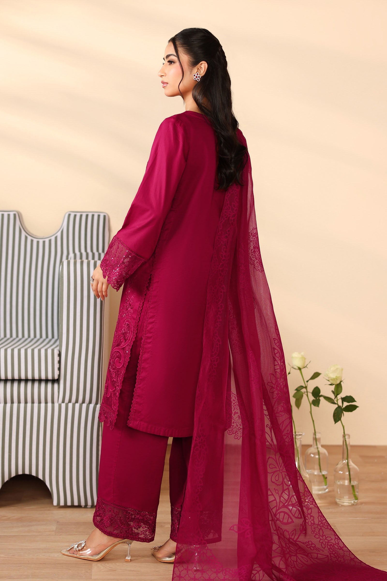 Maria B | Pre Fall 25 | Dobby Suit 12 - Official Maria B stockist in UK - Sakeena London