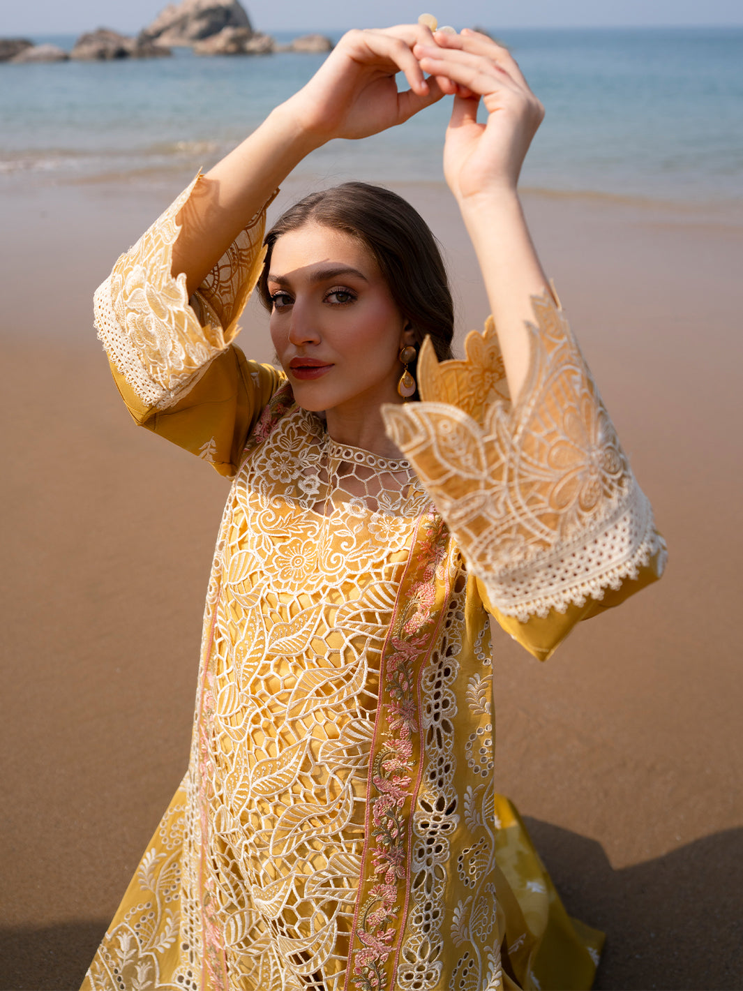 Mahnur | Sirena Luxury Lawn 25 | Dahlia - Official Mahnur stockist in UK - Sakeena London