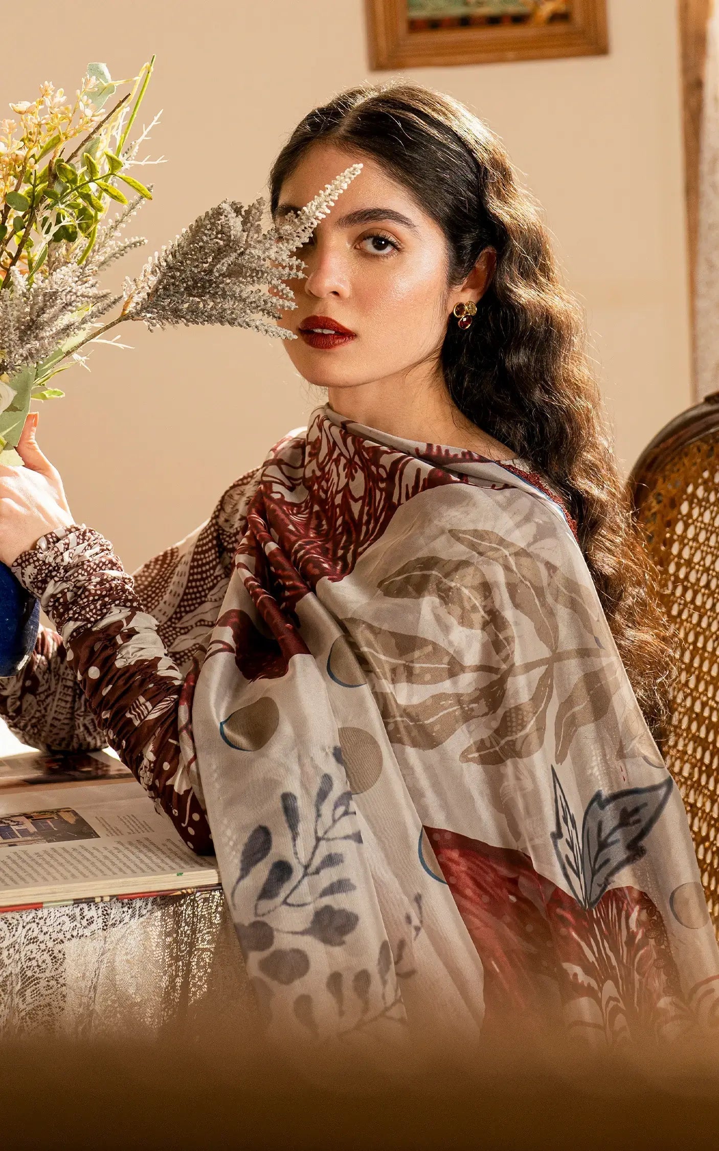 Asifa and Nabeel | Meraki Vintage 25 | Darcheeni (MVL25-07) - Official Asifa and Nabeel stockist in UK - Sakeena London