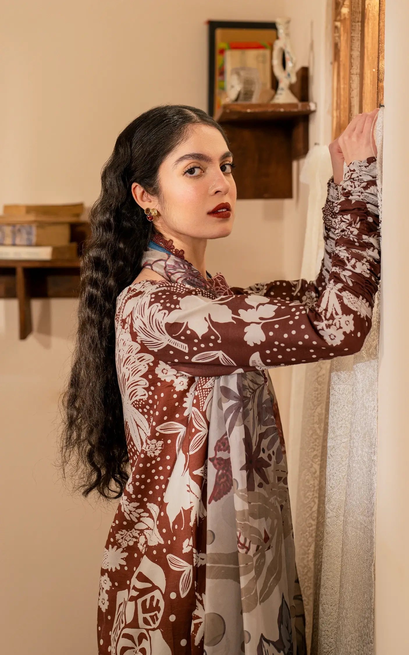 Asifa and Nabeel | Meraki Vintage 25 | Darcheeni (MVL25-07) - Official Asifa and Nabeel stockist in UK - Sakeena London