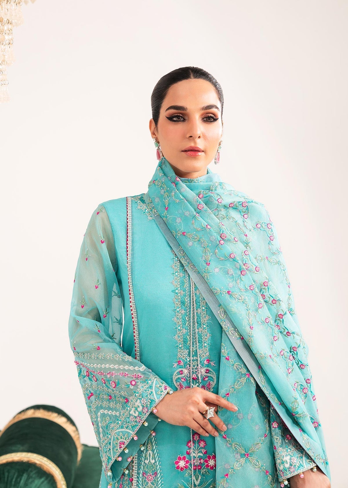 Dastoor | Sajni Luxury Eid Collection 24 | Gulnoor - Official Dastoor stockist in UK - Sakeena London