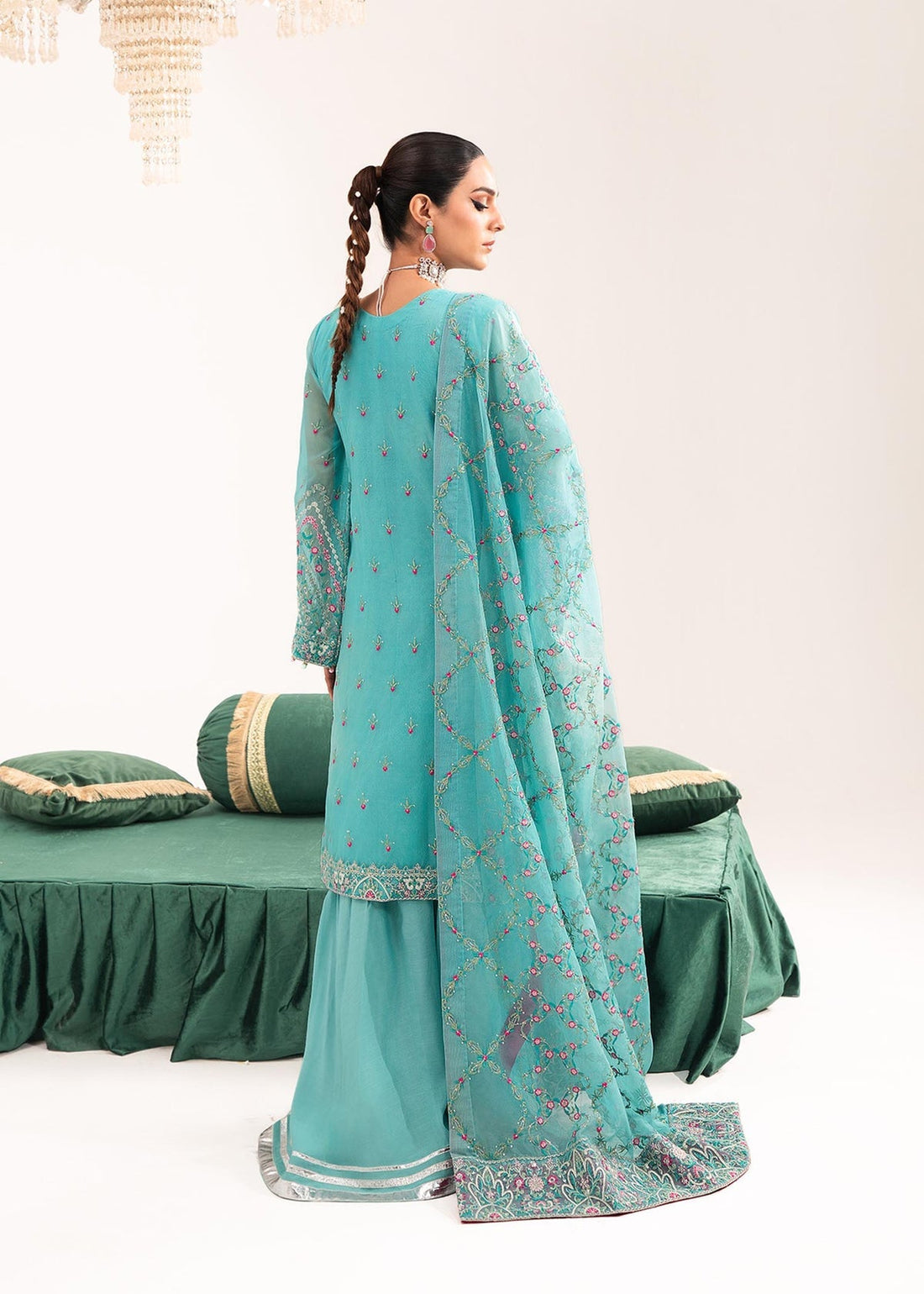 Dastoor | Sajni Luxury Eid Collection 24 | Gulnoor - Official Dastoor stockist in UK - Sakeena London
