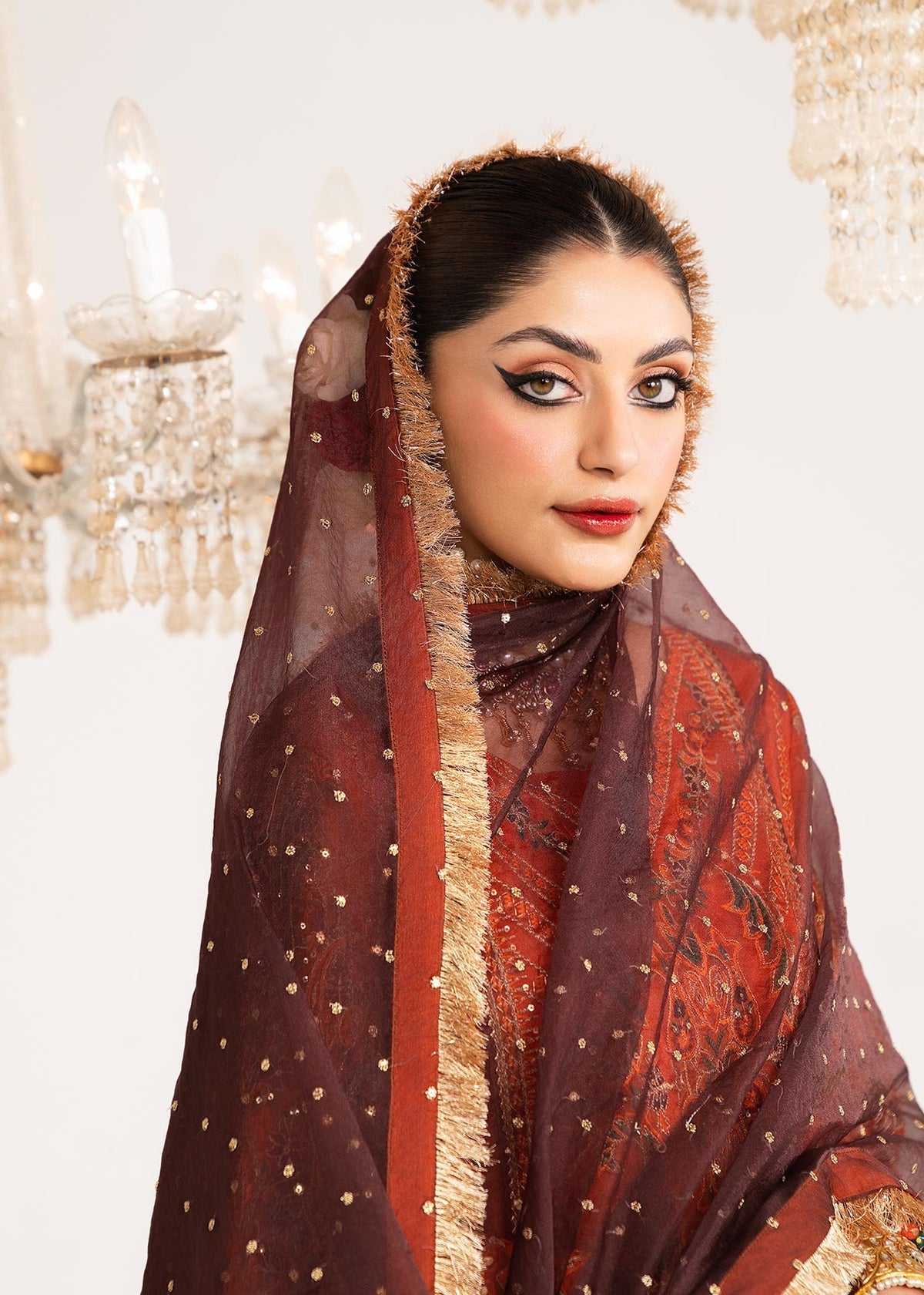 Dastoor | Sajni Luxury Eid Collection 24 | Ruby - Official Dastoor stockist in UK - Sakeena London