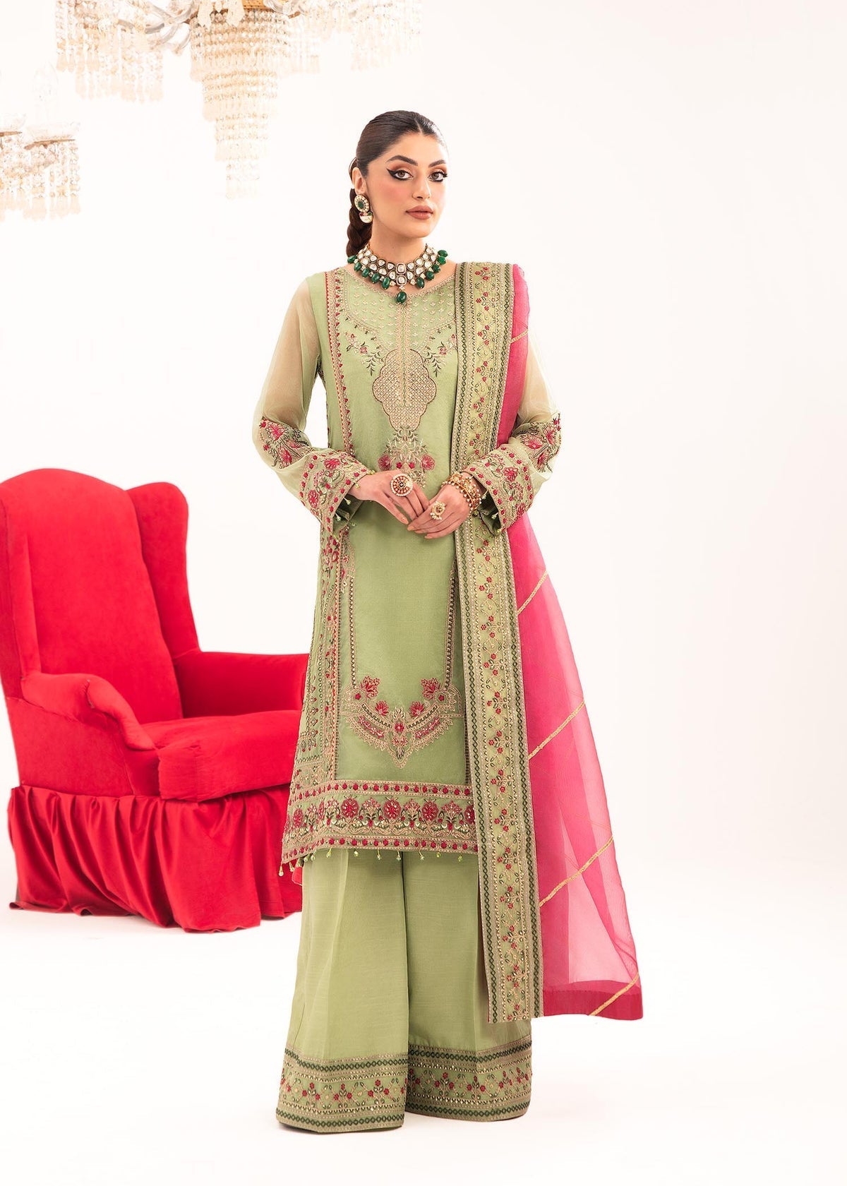 Dastoor | Sajni Luxury Eid Collection 24 | Zatooni - Official Dastoor stockist in UK - Sakeena London