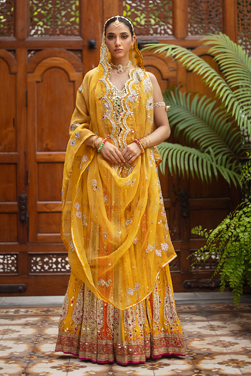 Deepak Perwani | Jaipur Heritage Wedding Wear | Ktd4089 - Official Deepak Perwani stockist in UK - Sakeena London