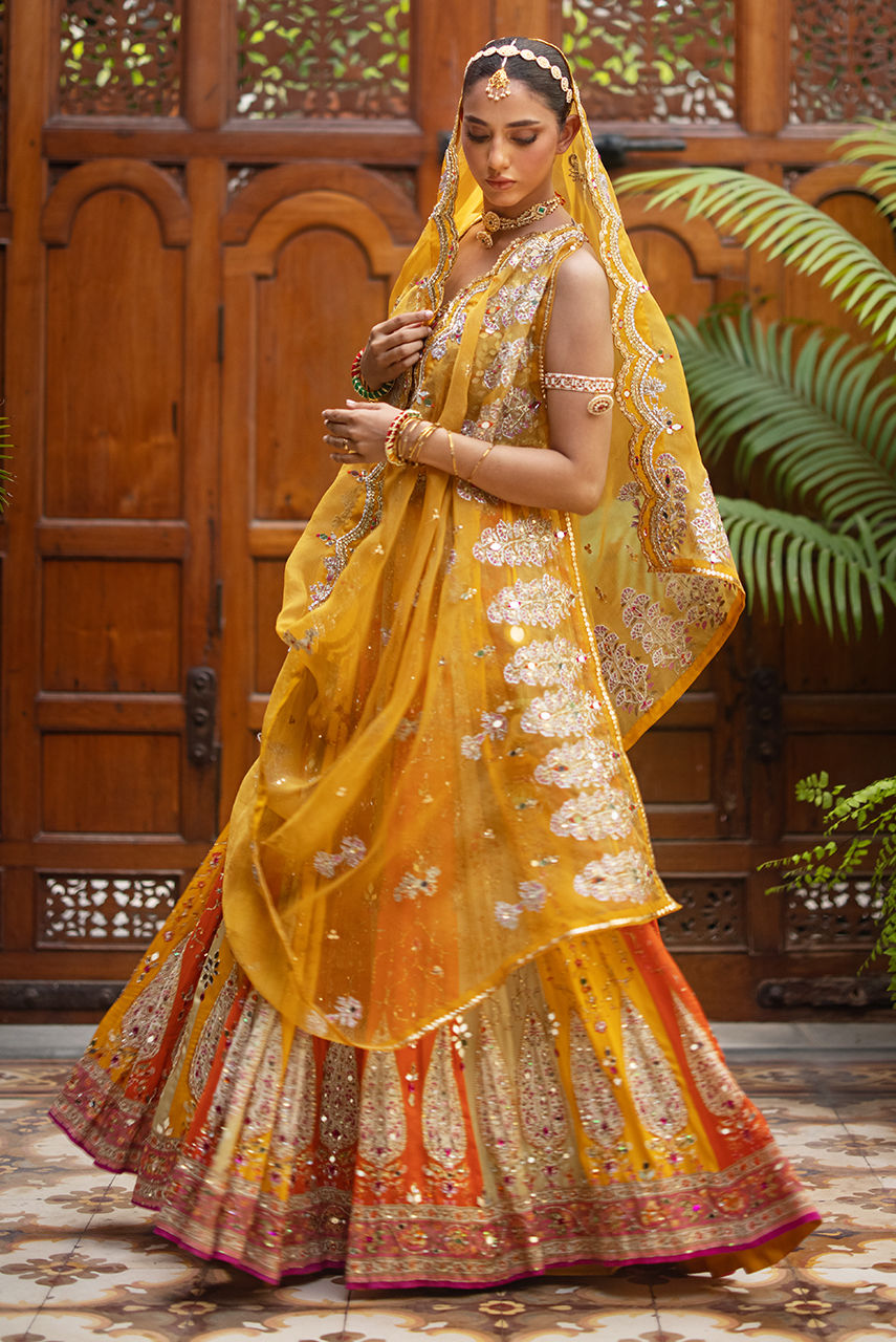 Deepak Perwani | Jaipur Heritage Wedding Wear | Ktd4089 - Official Deepak Perwani stockist in UK - Sakeena London