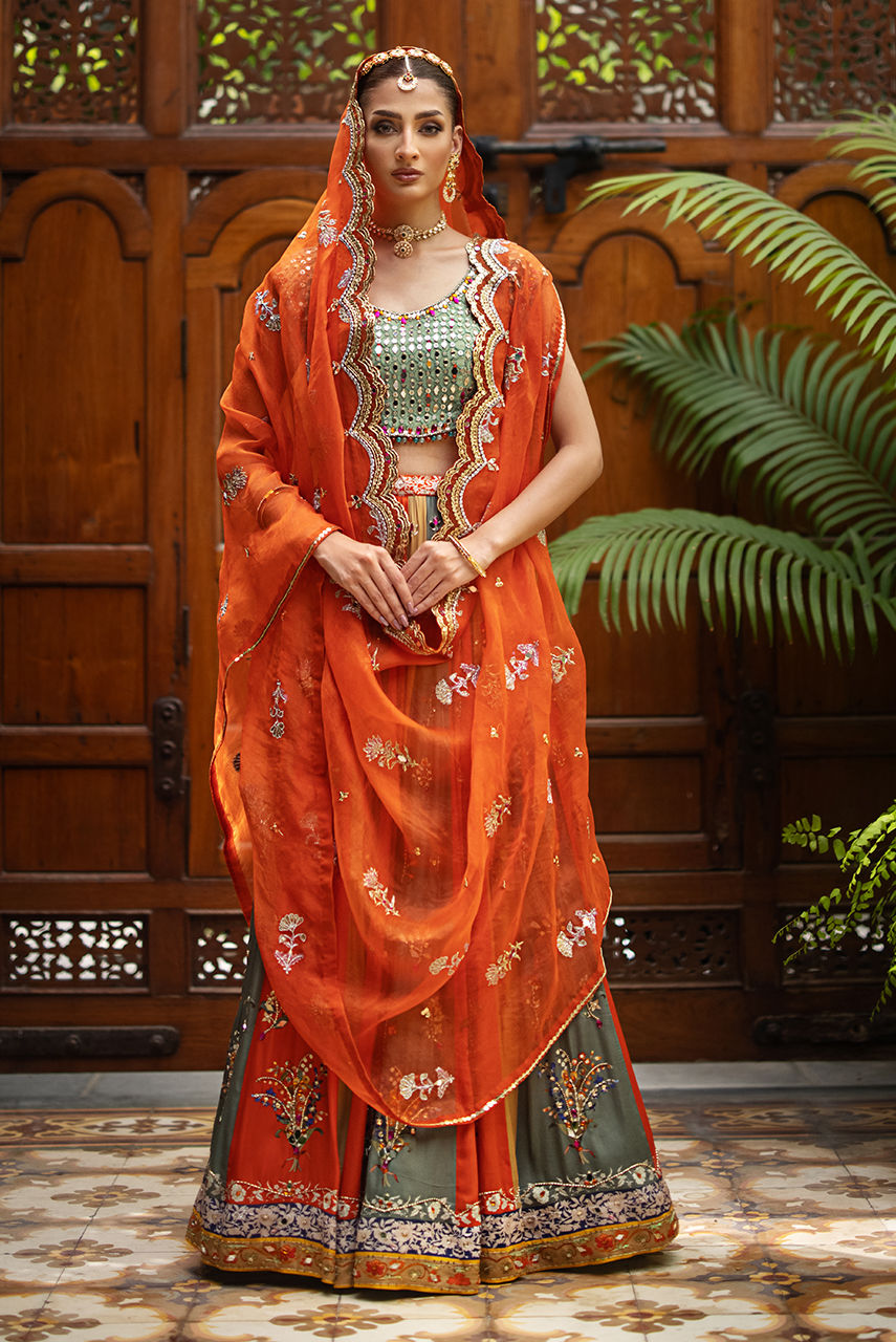 Deepak Perwani | Jaipur Heritage Wedding Wear | Ktd4087 - Official Deepak Perwani stockist in UK - Sakeena London