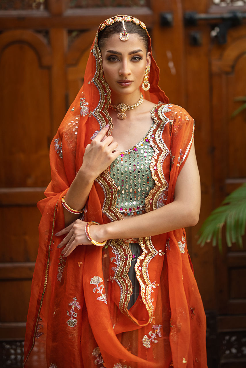 Deepak Perwani | Jaipur Heritage Wedding Wear | Ktd4087 - Official Deepak Perwani stockist in UK - Sakeena London
