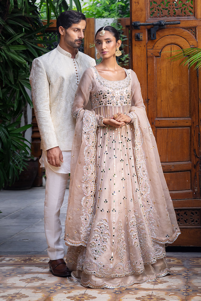 Deepak Perwani | Jaipur Heritage Wedding Wear | Ktd4095 - Official Deepak Perwani stockist in UK - Sakeena London