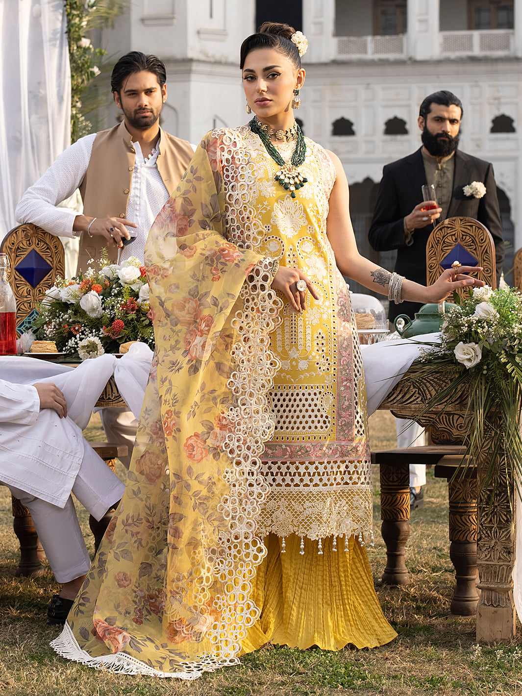 Mahnur | Mahrukh Luxury Lawn 24 | DELIA - Official Mahnur stockist in UK - Sakeena London