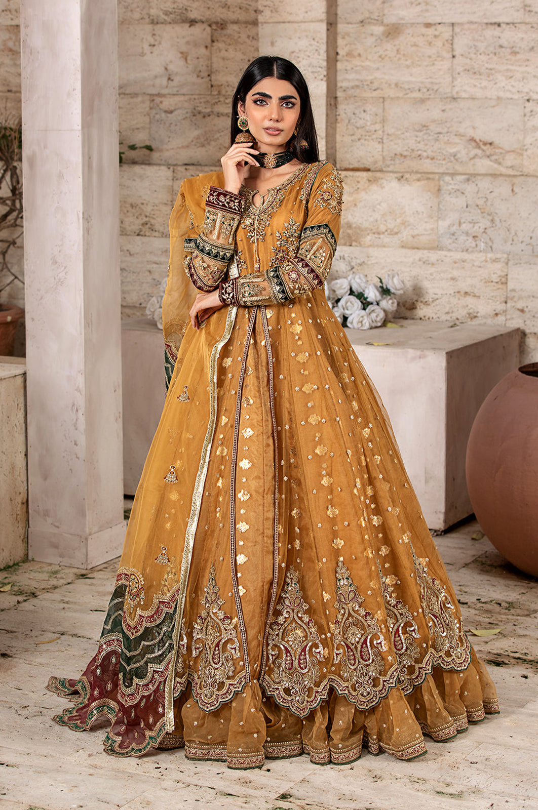 Diara Couture | Abrish Wedding Formals | ANARKALI - US-607 - Official Diara Couture stockist in UK - Sakeena London