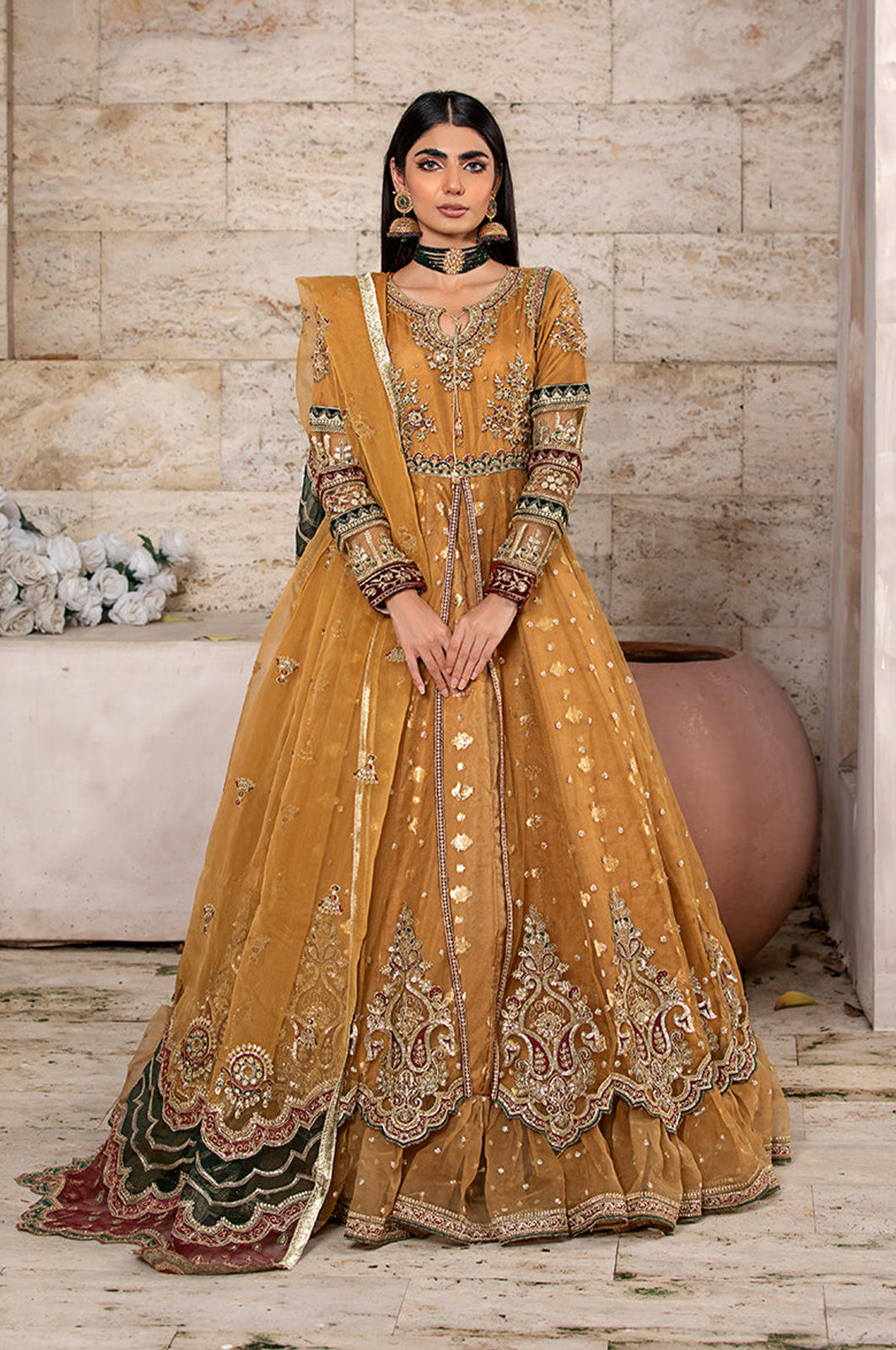 Diara Couture | Abrish Wedding Formals | ANARKALI - US-607 - Official Diara Couture stockist in UK - Sakeena London