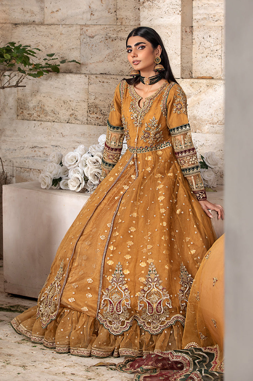 Diara Couture | Abrish Wedding Formals | ANARKALI - US-607 - Official Diara Couture stockist in UK - Sakeena London