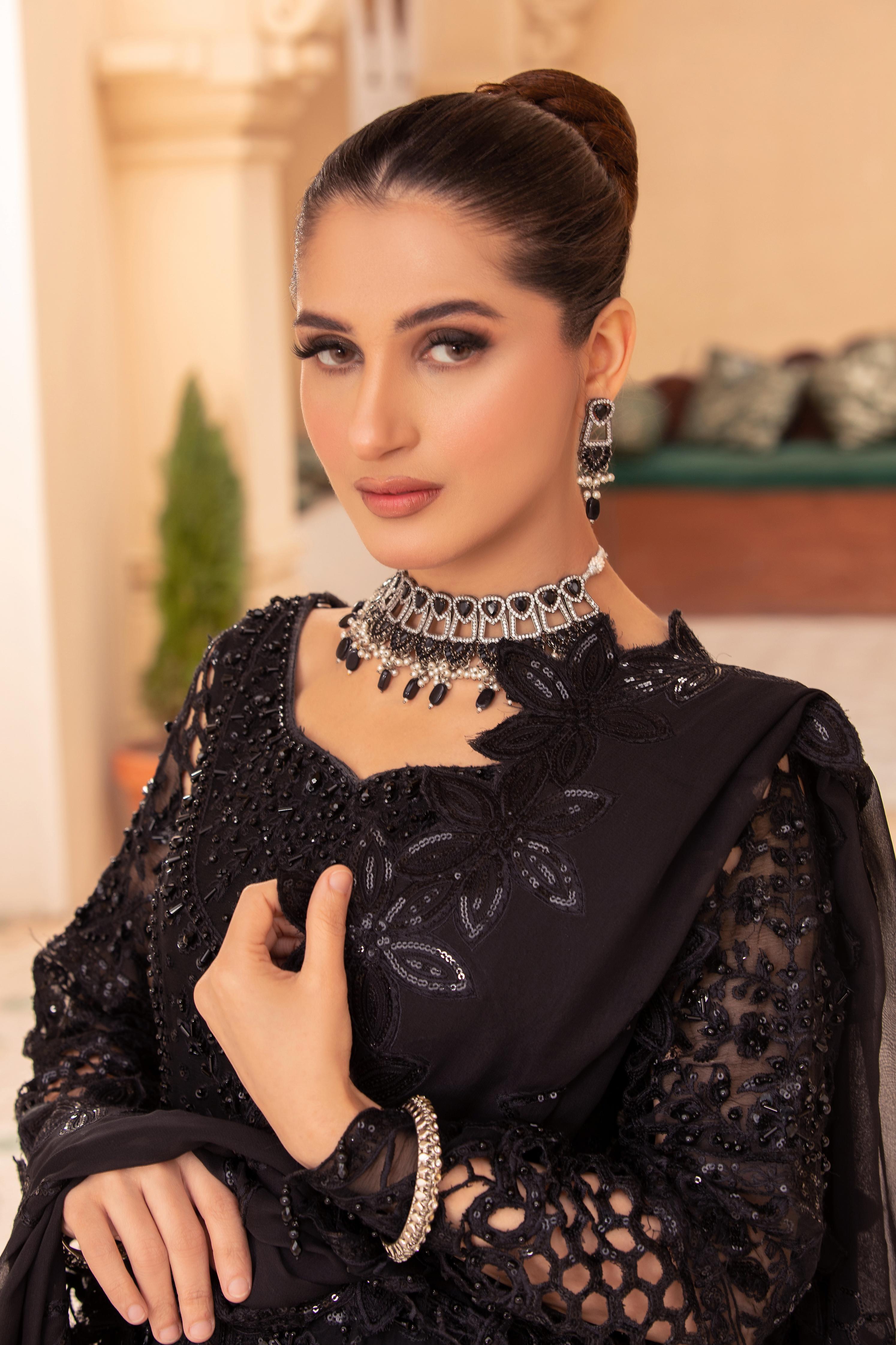 Diara Couture | Tehzeeb Wedding Formals | BLACK NOIR - Official Diara Couture stockist in UK - Sakeena London