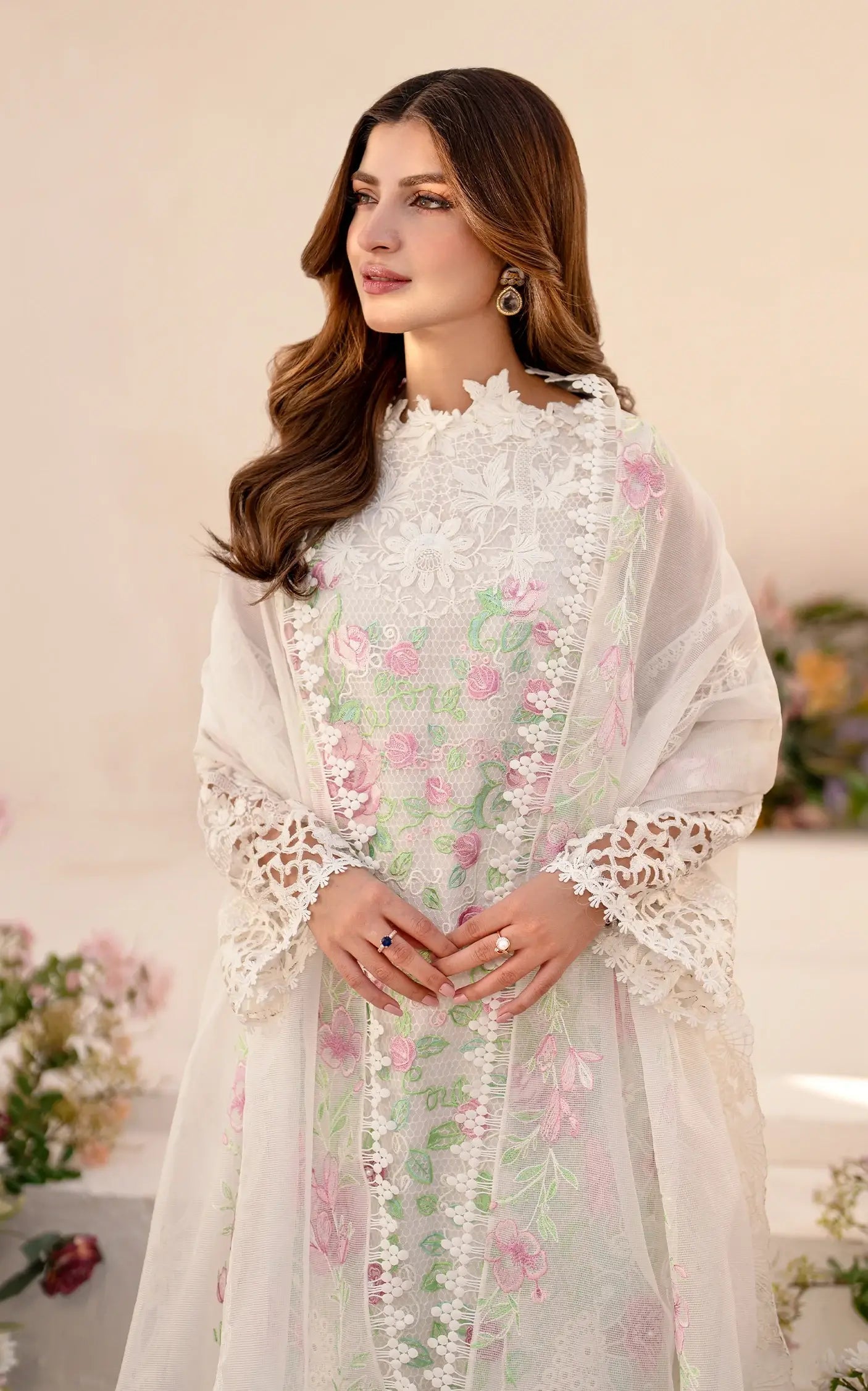 Asifa and Nabeel | Azalia Sumemr 25 | Dove (AZL25-03) - Official Asifa and Nabeel stockist in UK - Sakeena London