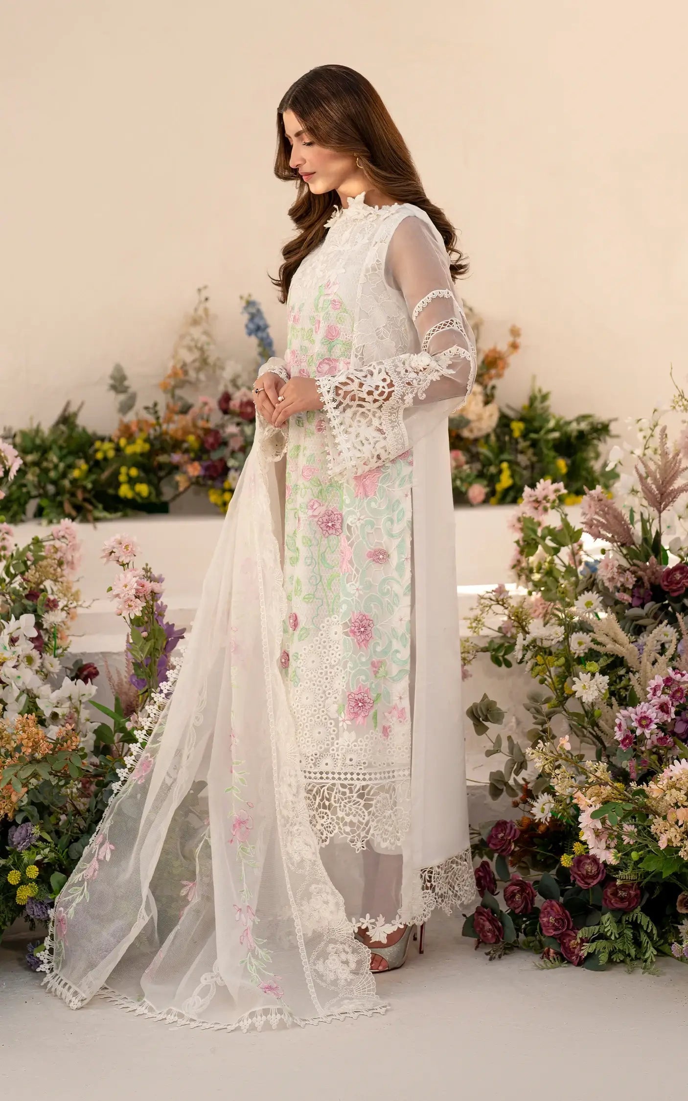 Asifa and Nabeel | Azalia Sumemr 25 | Dove (AZL25-03) - Official Asifa and Nabeel stockist in UK - Sakeena London