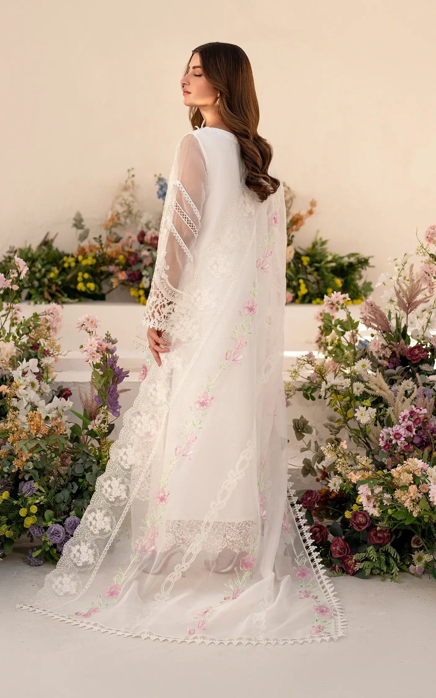 Asifa and Nabeel | Azalia Sumemr 25 | Dove (AZL25-03) - Official Asifa and Nabeel stockist in UK - Sakeena London