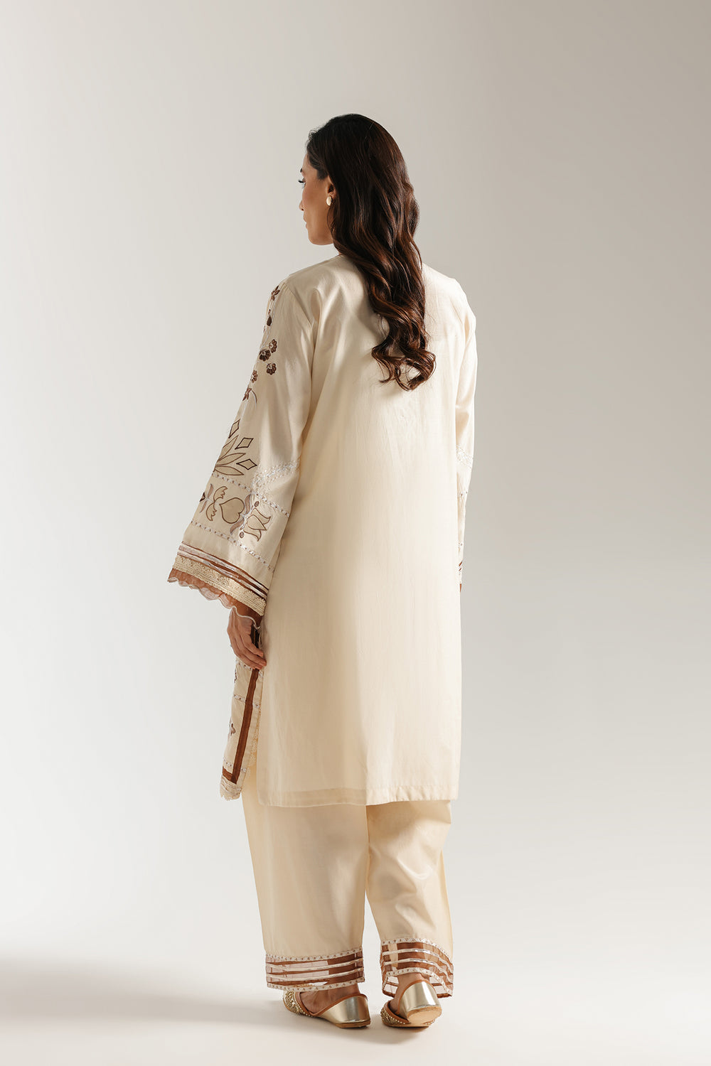 Ethnic | Rozana Collection 25 | Embroidered Dress 22A - Official Ethnic stockist in UK - Sakeena London