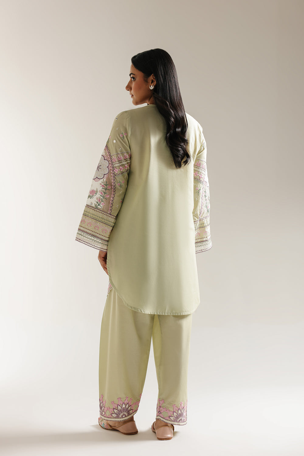 Ethnic | Rozana Collection 25 | Embroidered Dress 23A - Official Ethnic stockist in UK - Sakeena London
