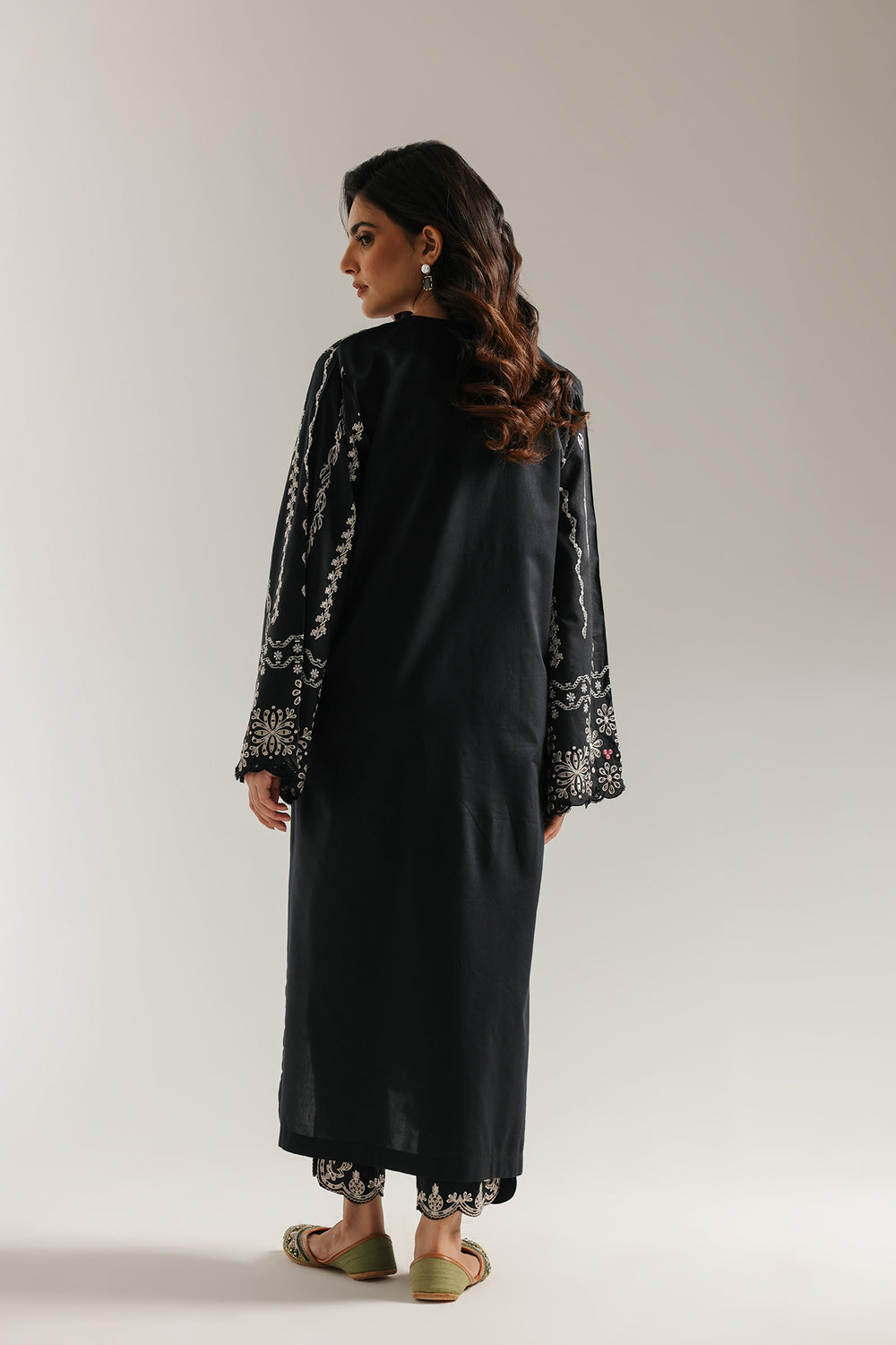 Ethnic | Rozana Collection 25 | Embroidered Dress 20A - Official Ethnic stockist in UK - Sakeena London