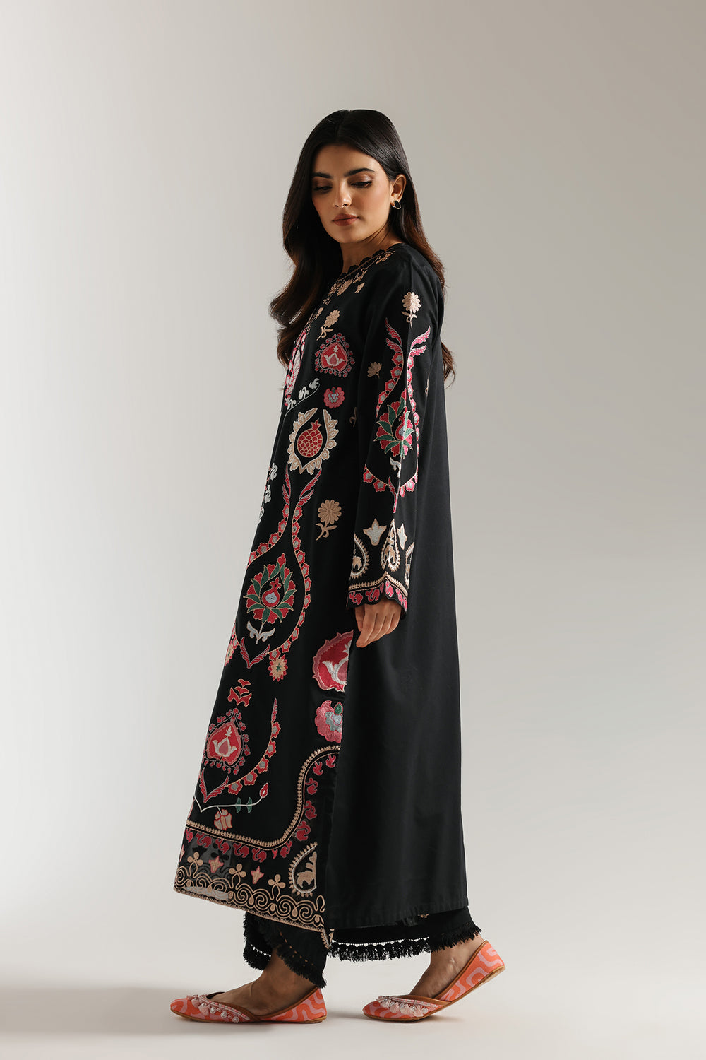 Ethnic | Rozana Collection 25 | Embroidered Dress 25A - Official Ethnic stockist in UK - Sakeena London