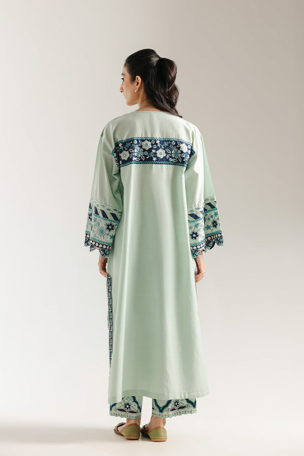 Ethnic | Rozana Collection 25 | Embroidered Dress 24A - Official Ethnic stockist in UK - Sakeena London
